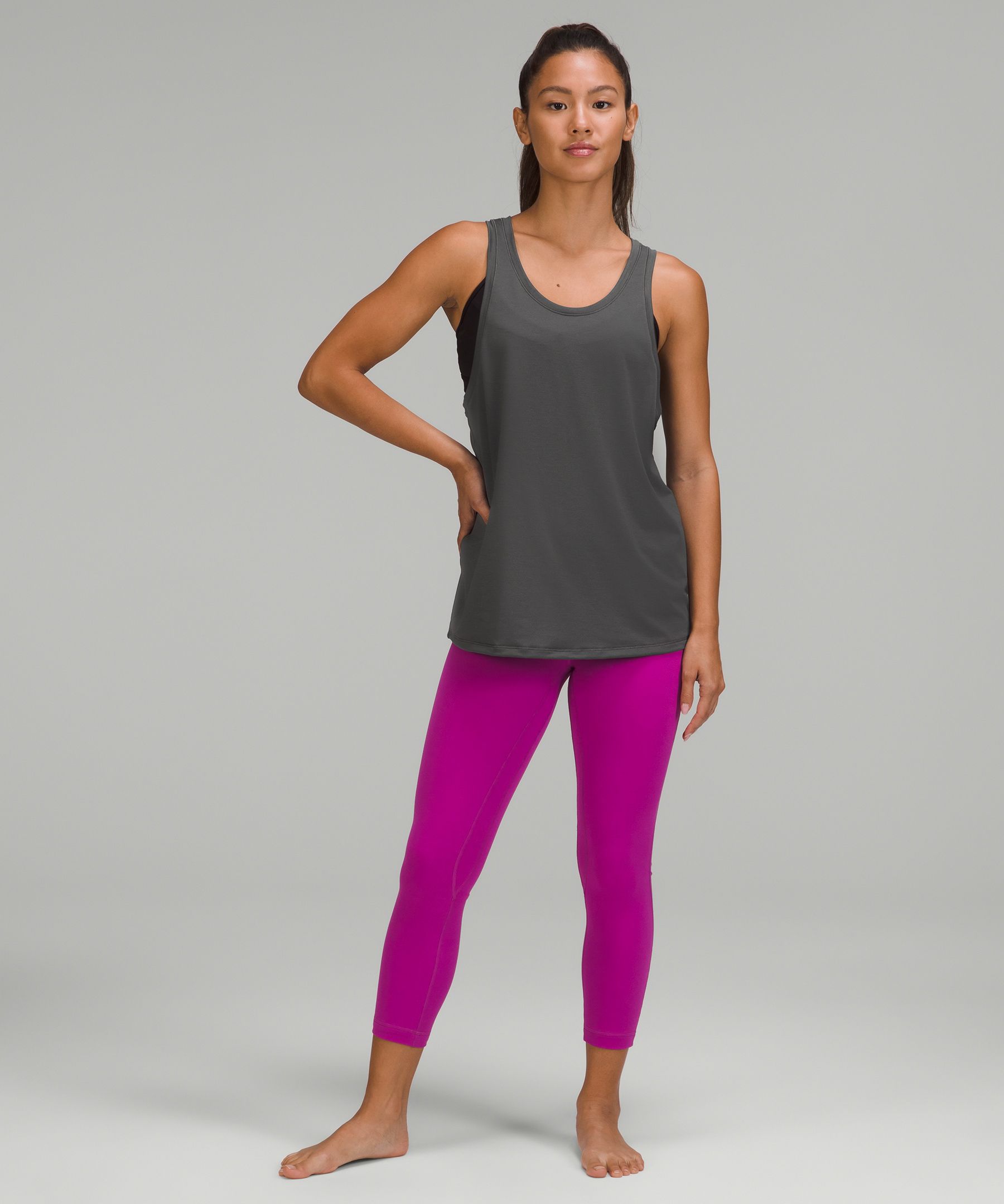 2-in-1 Cut-Out Yoga Tank Top