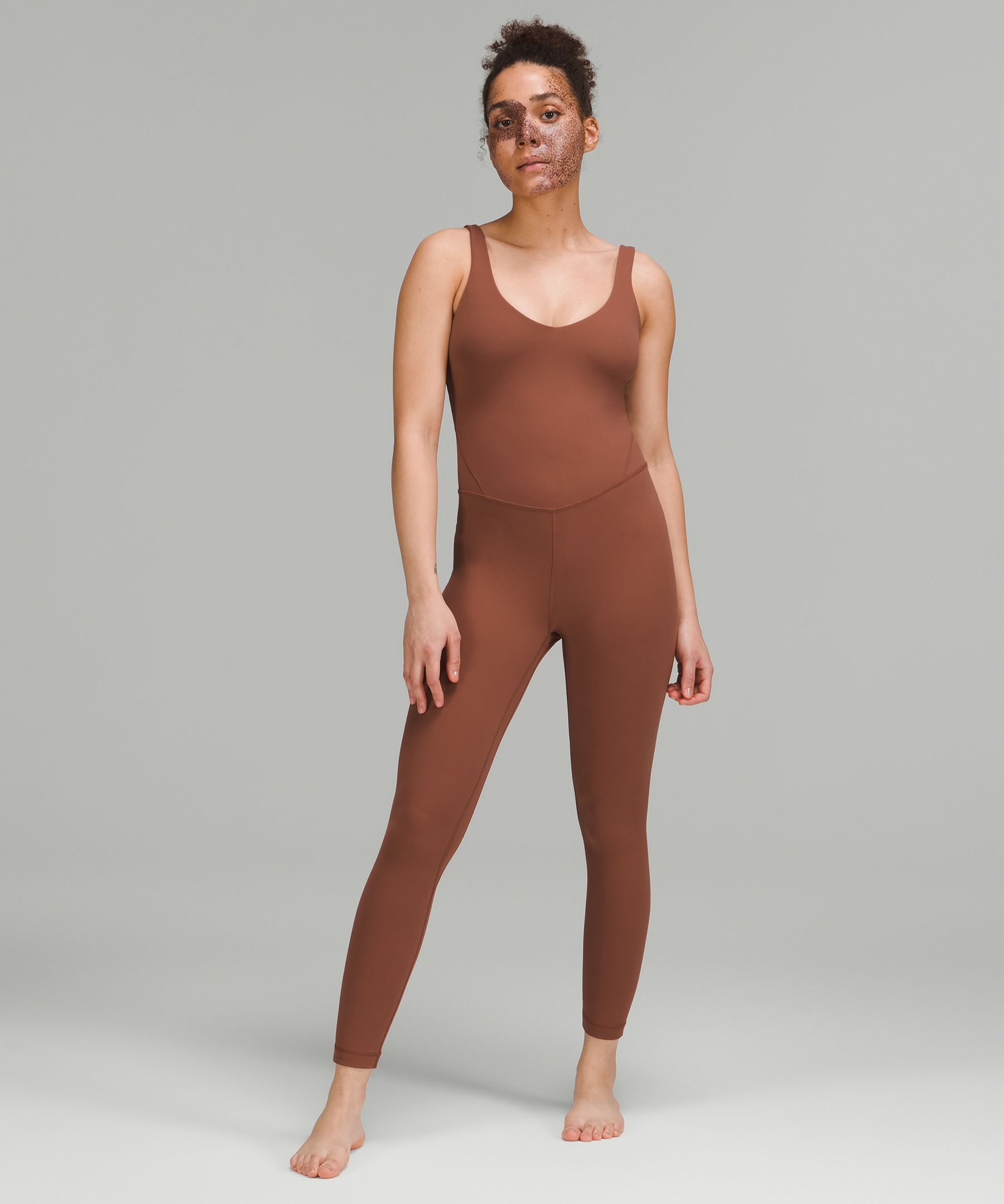 Lululemon Align™ Bodysuit 25" In Ancient Copper