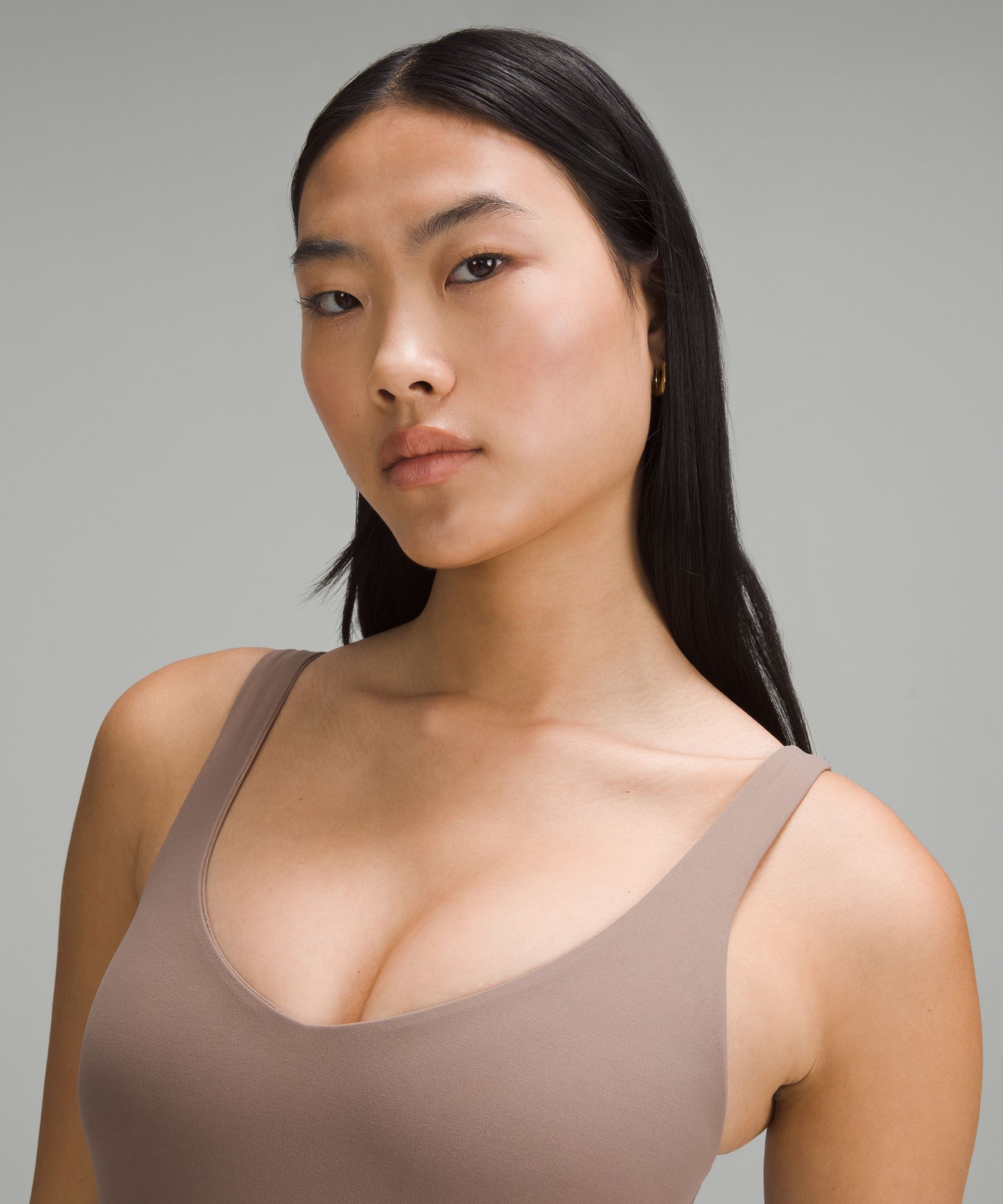✨ Align bodysuit (10) 25” in heathered gull grey ✨ review in the comments :  r/lululemon