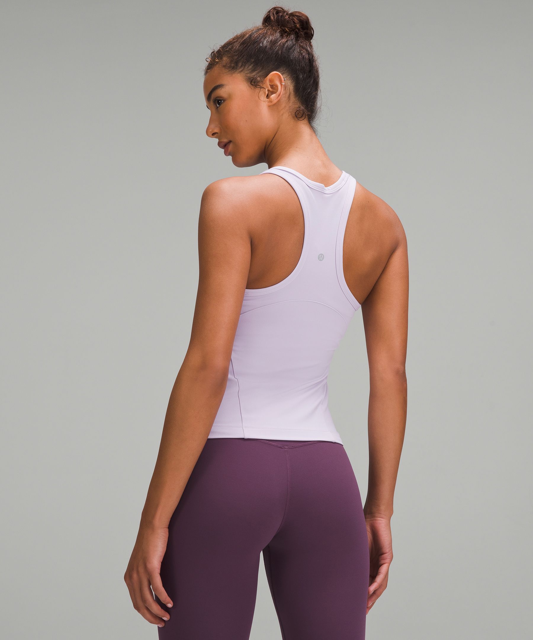 Lululemon Align Tank Top Size 2 Women Gym Yoga Shirt Purple Cropped