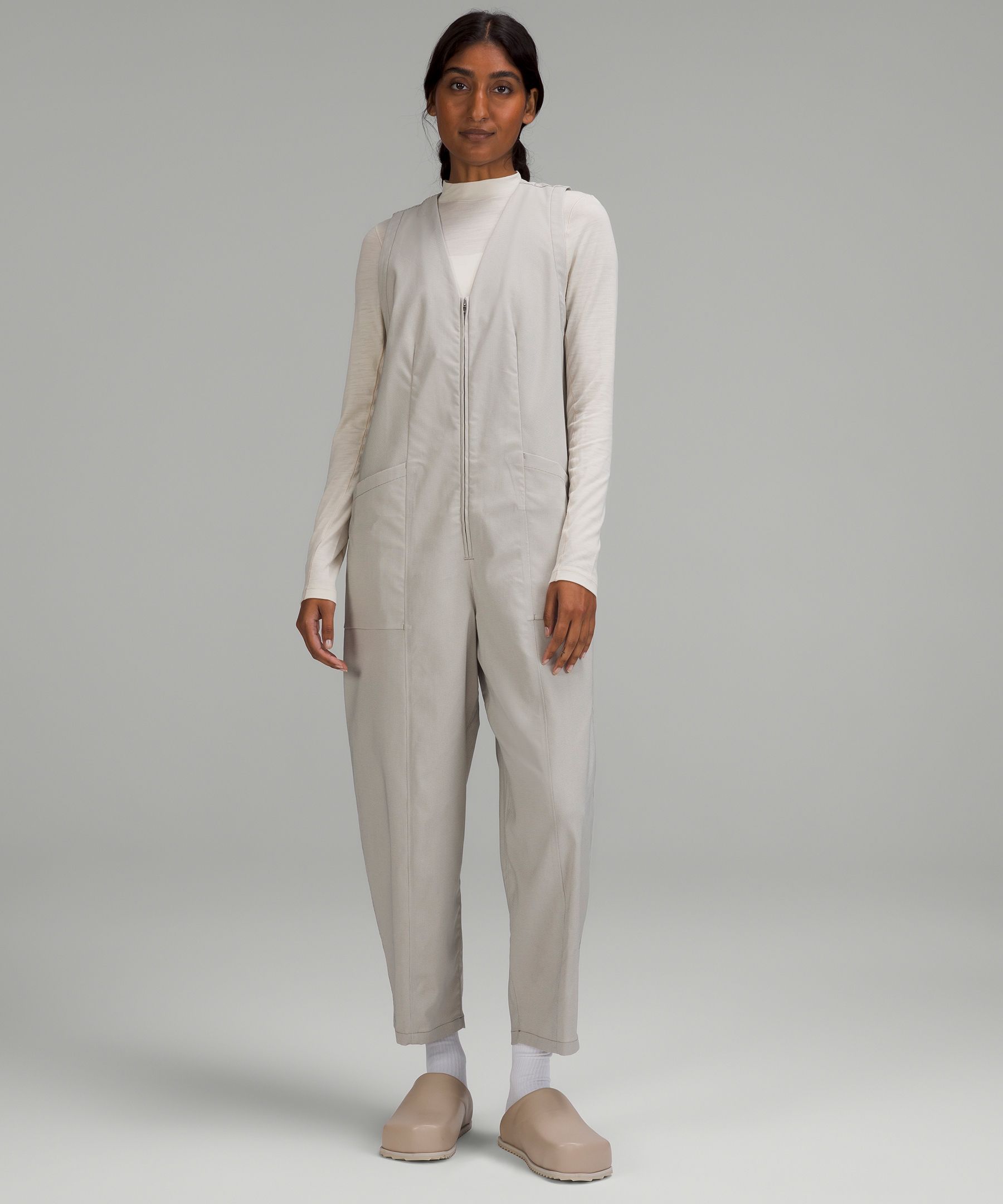 lululemon lab Woven Barrel Leg Jumpsuit