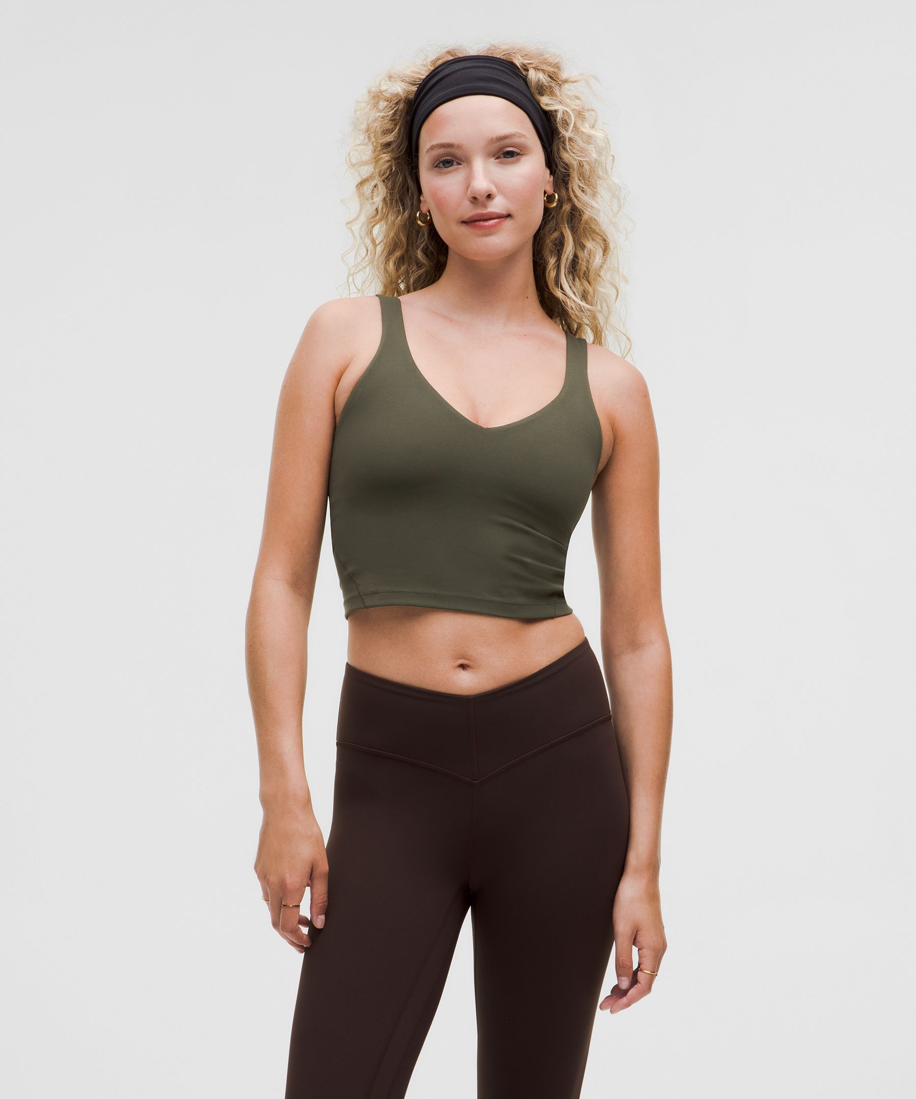 Lululemon Align™ Tank Top Light Support, A/B Cup - Green,Olive