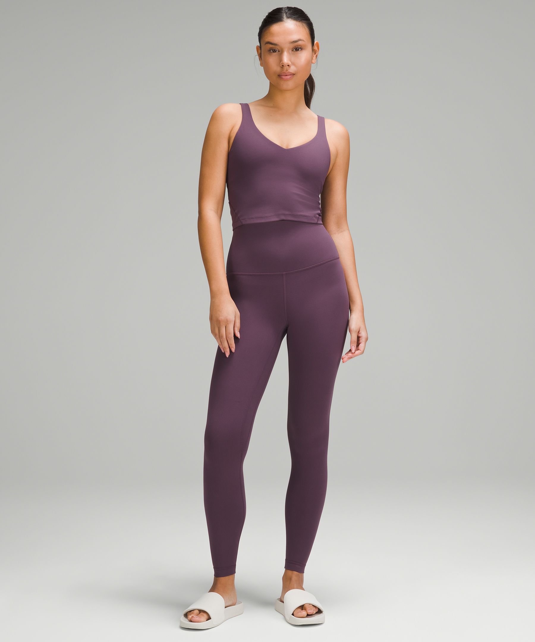 lululemon womens purple v - Gem