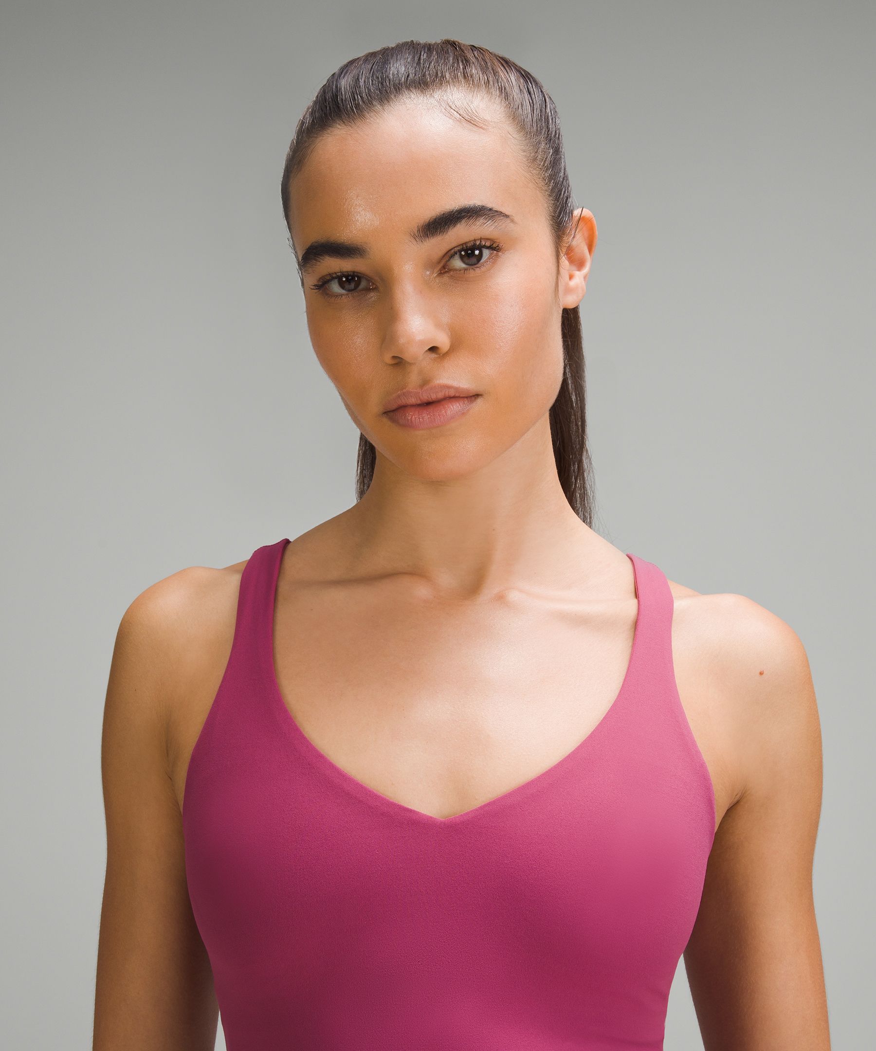 lululemon - The Deep V Tank - supportive for the bust and body