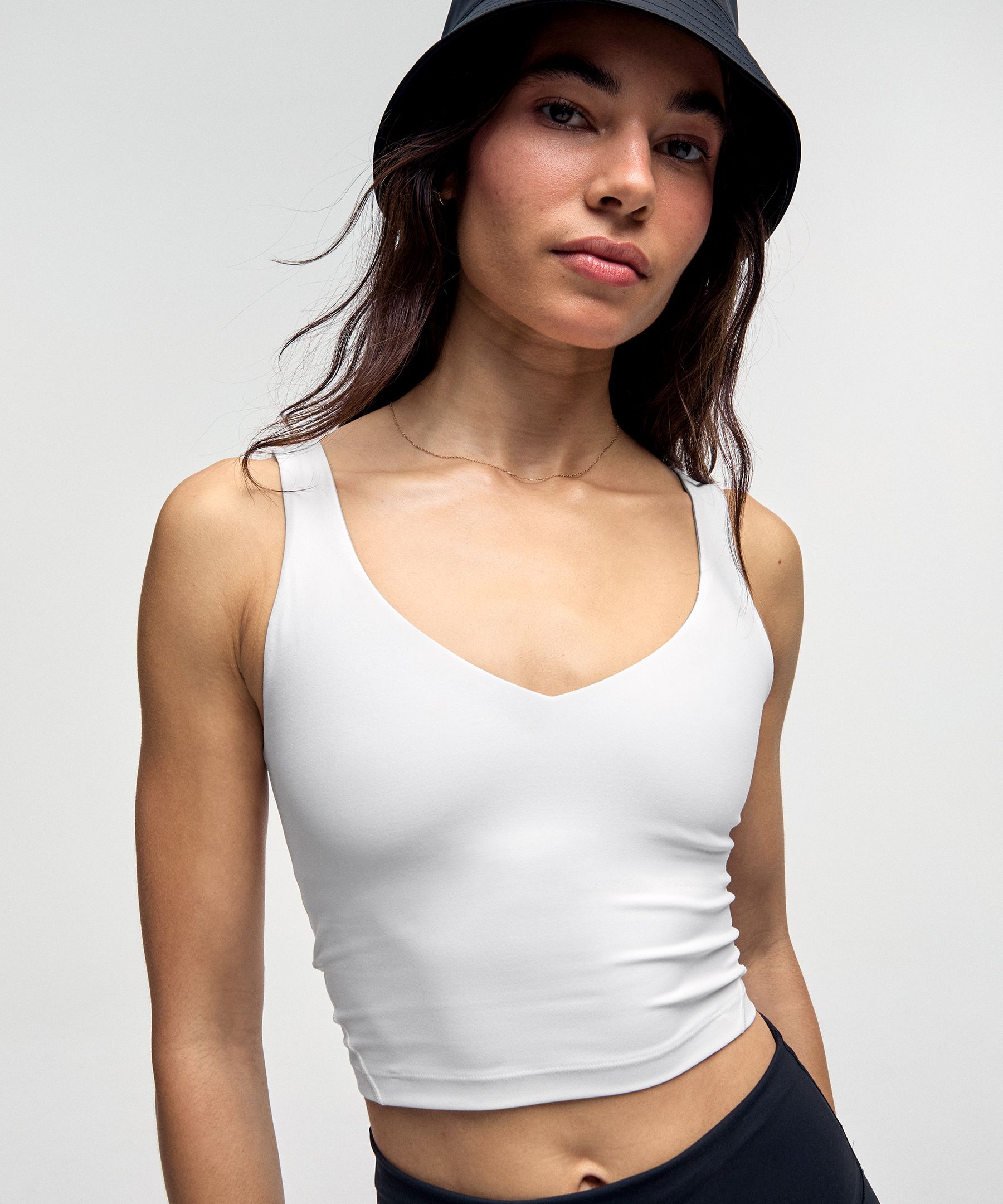 white align tank top, Women's Fashion, Activewear on Carousell