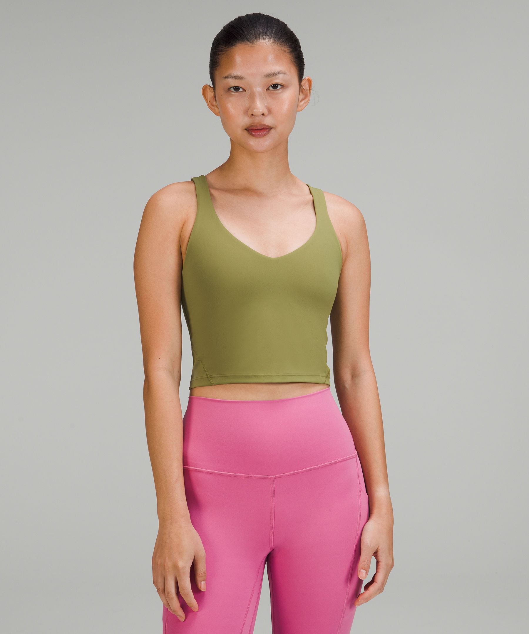 Lululemon Align Cropped Stretch-knit Top