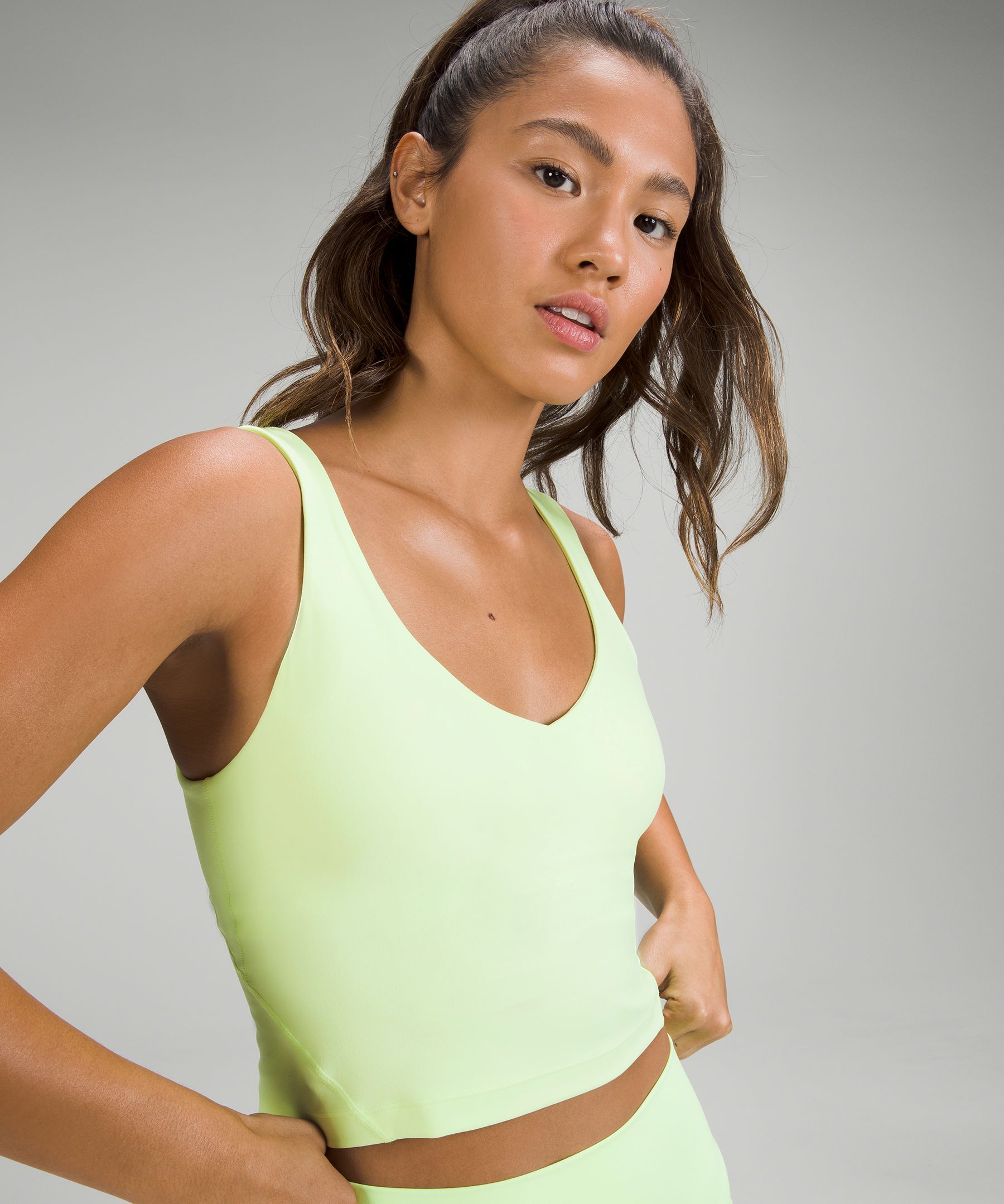 Lululemon Align Tank foliage green, Women's Fashion, Activewear on