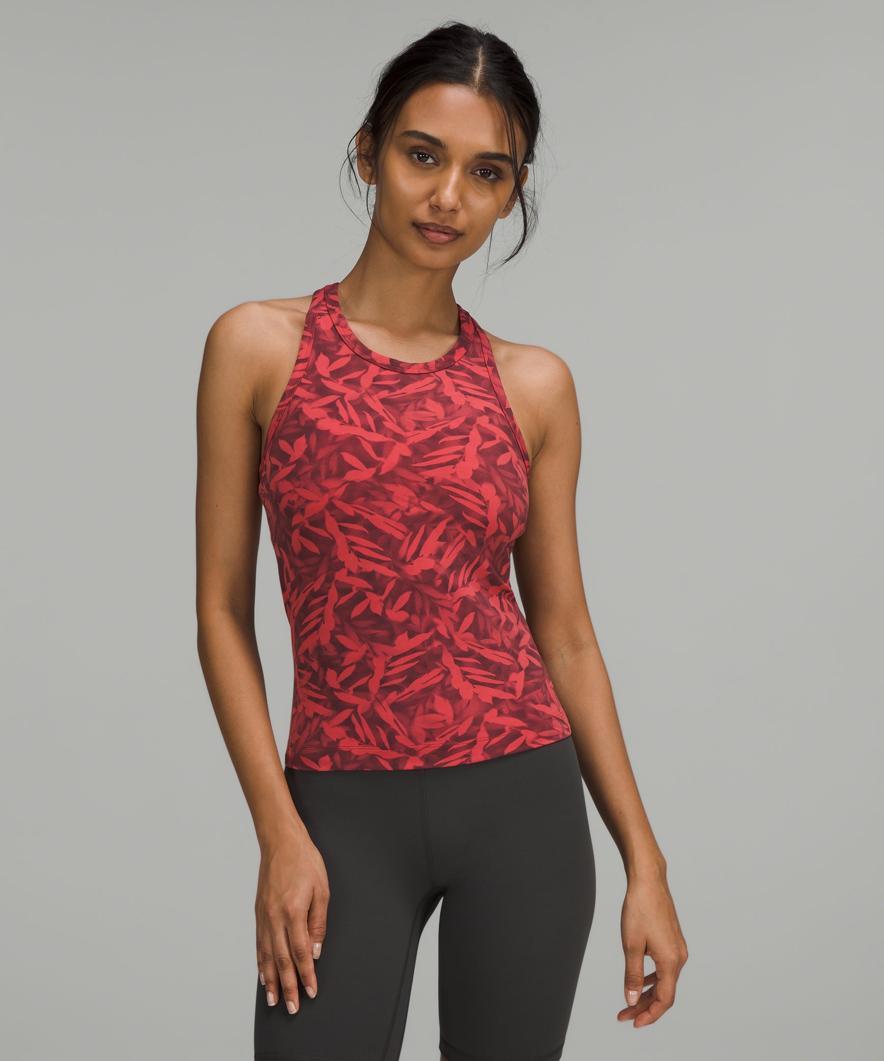 Lululemon Align™ Waist-length Racerback Tank Top In Spray Leaf