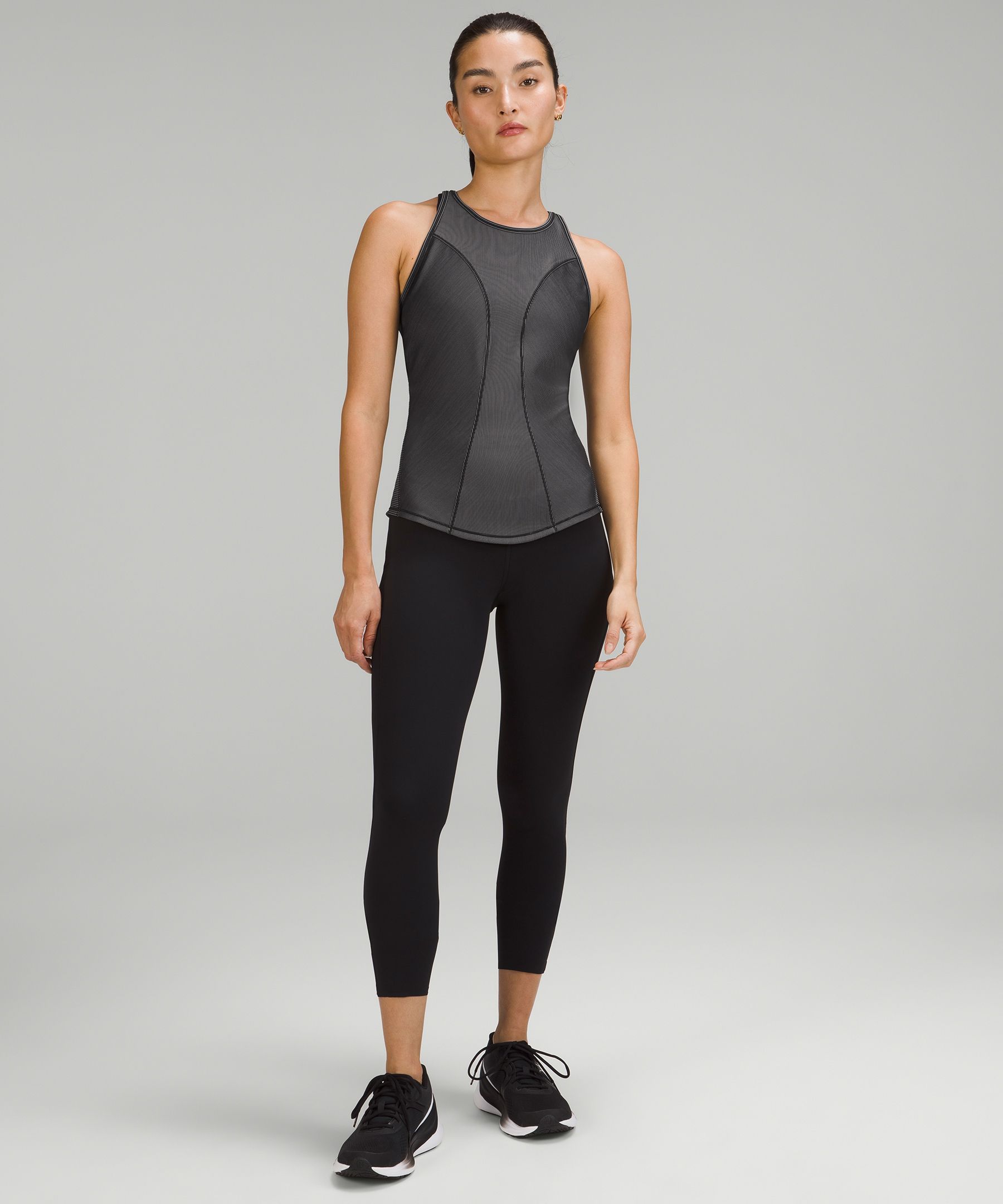 Lululemon athletica Base Pace Two-Toned Ribbed Tank Top