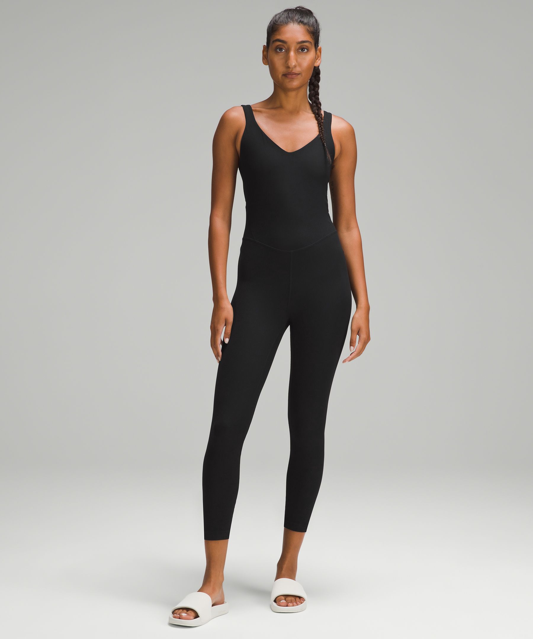 Lululemon Align Ribbed Bodysuit 25 - Espresso - lulu fanatics