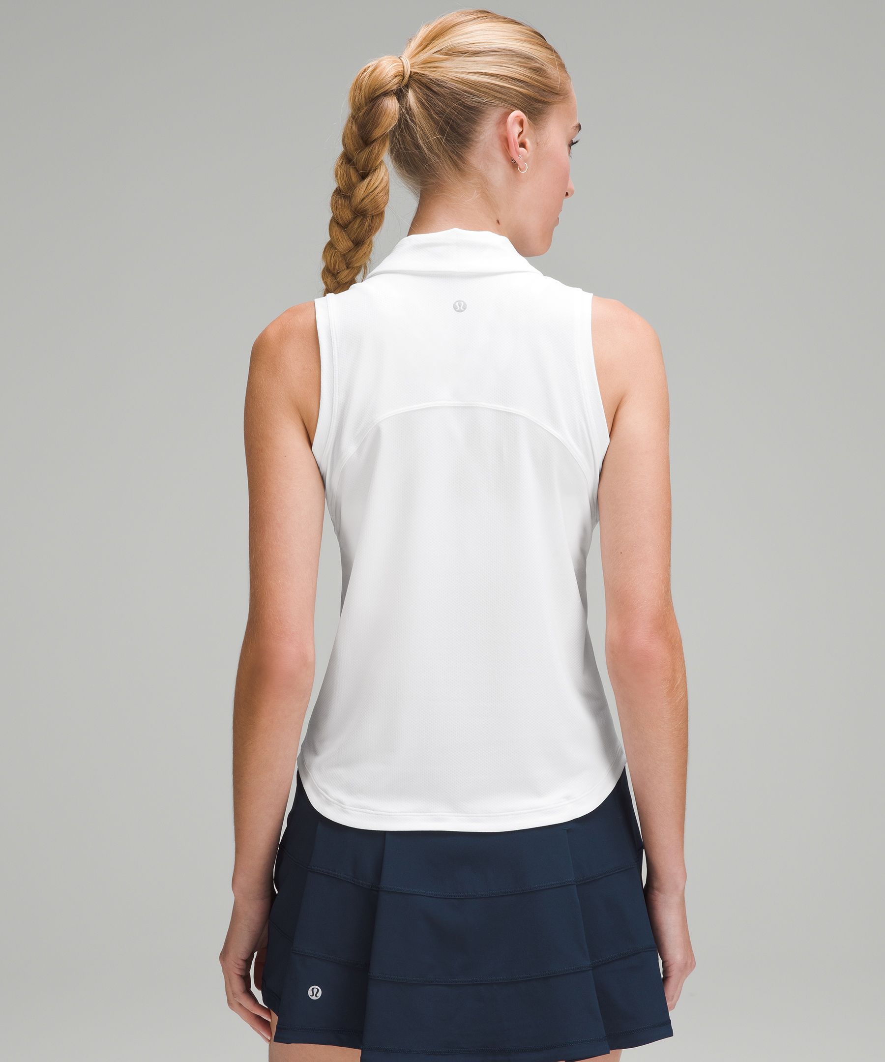 Quick-Dry Sleeveless Polo Shirt  Women's Sleeveless & Tank Tops