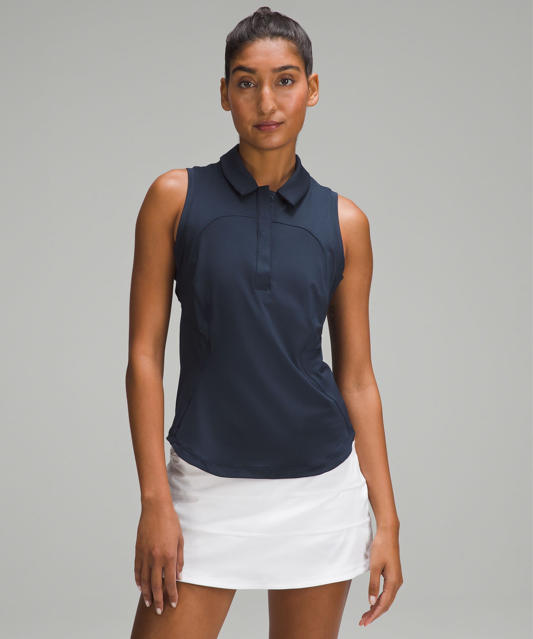 Lululemon Quick-Dry Sleeveless Polo Shirt