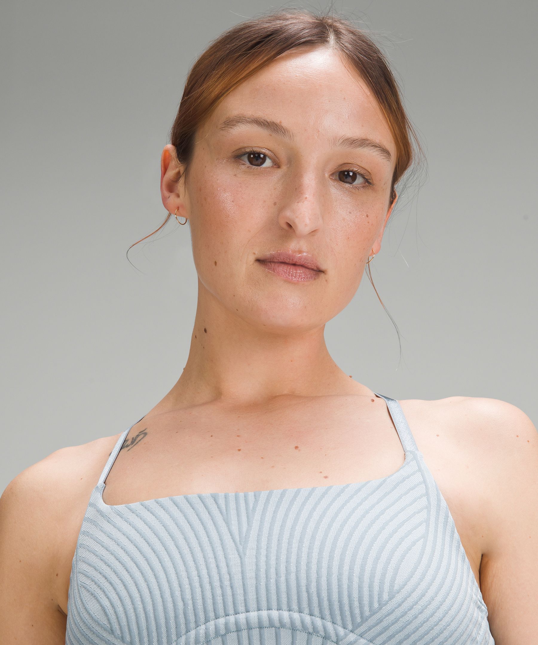 Lululemon Strappy Seamless Yoga Shelf Tank Top | ModeSens