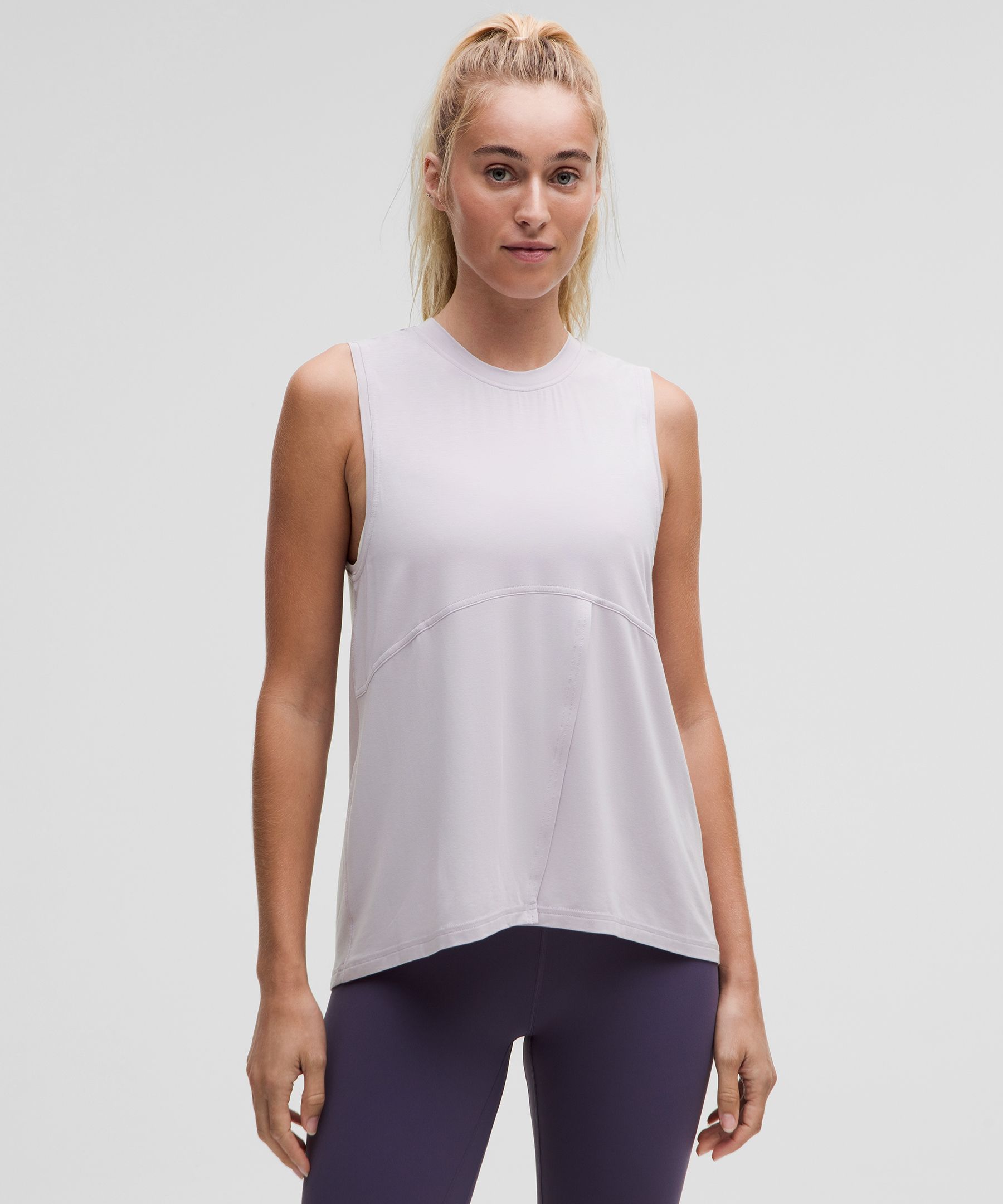 lululemon athletica Modal-silk Yoga Tank Top in Green