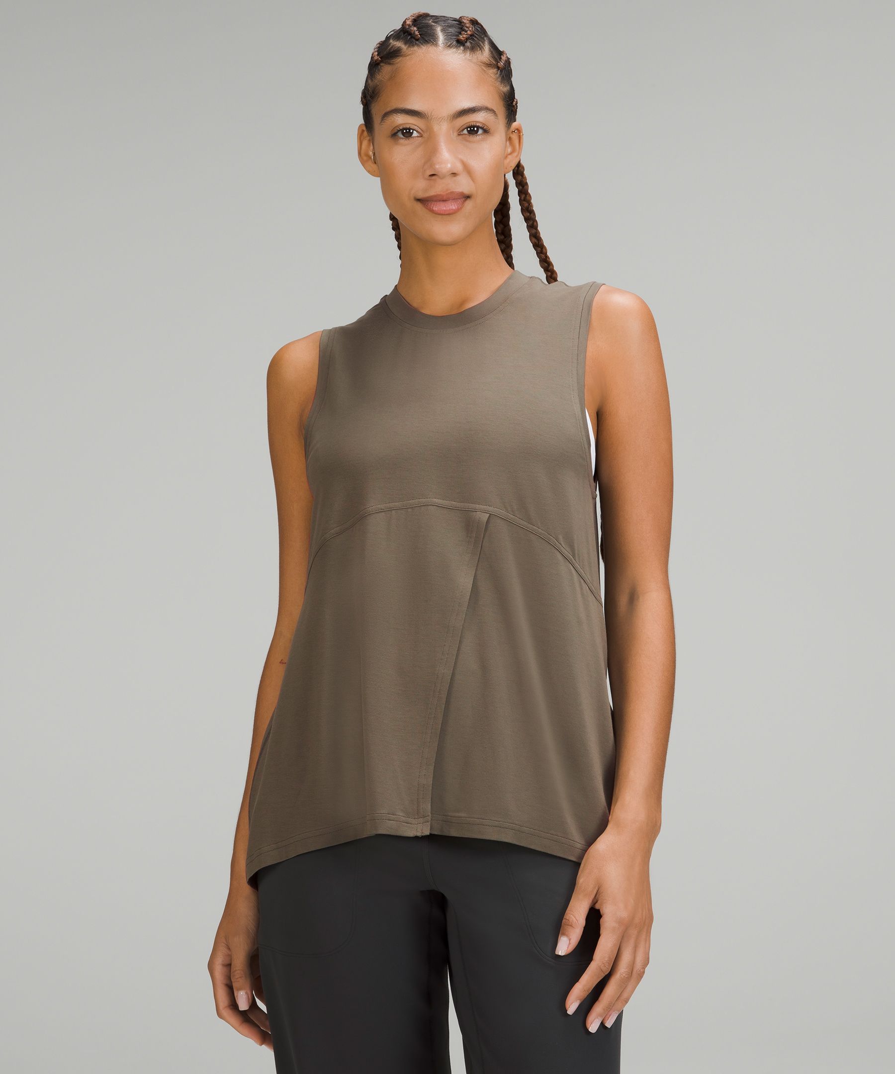 lululemon athletica, Tops, Lululemon Modal Silk Yoga Tank Top