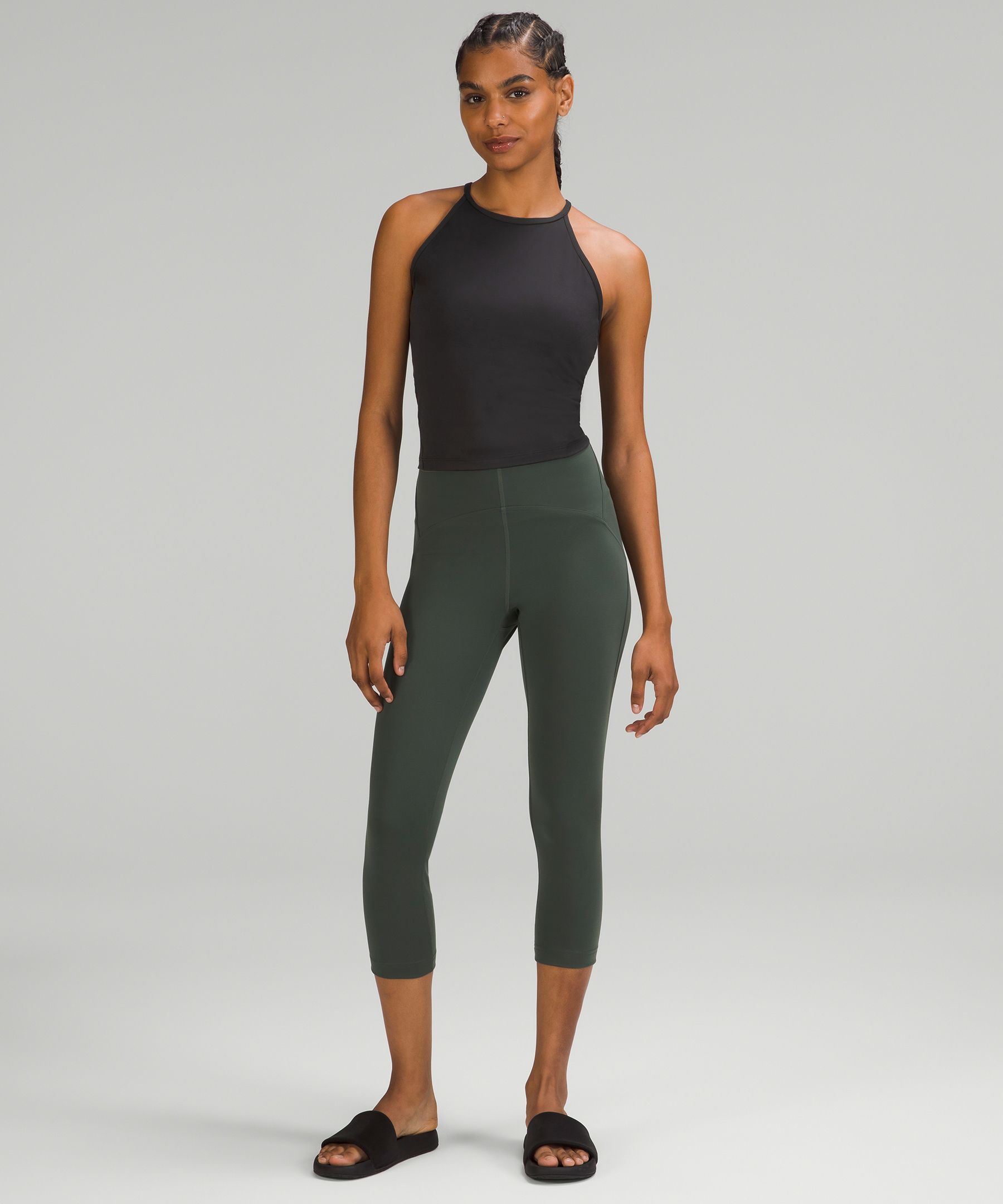 Lightweight High-Neck Yoga Tank Top