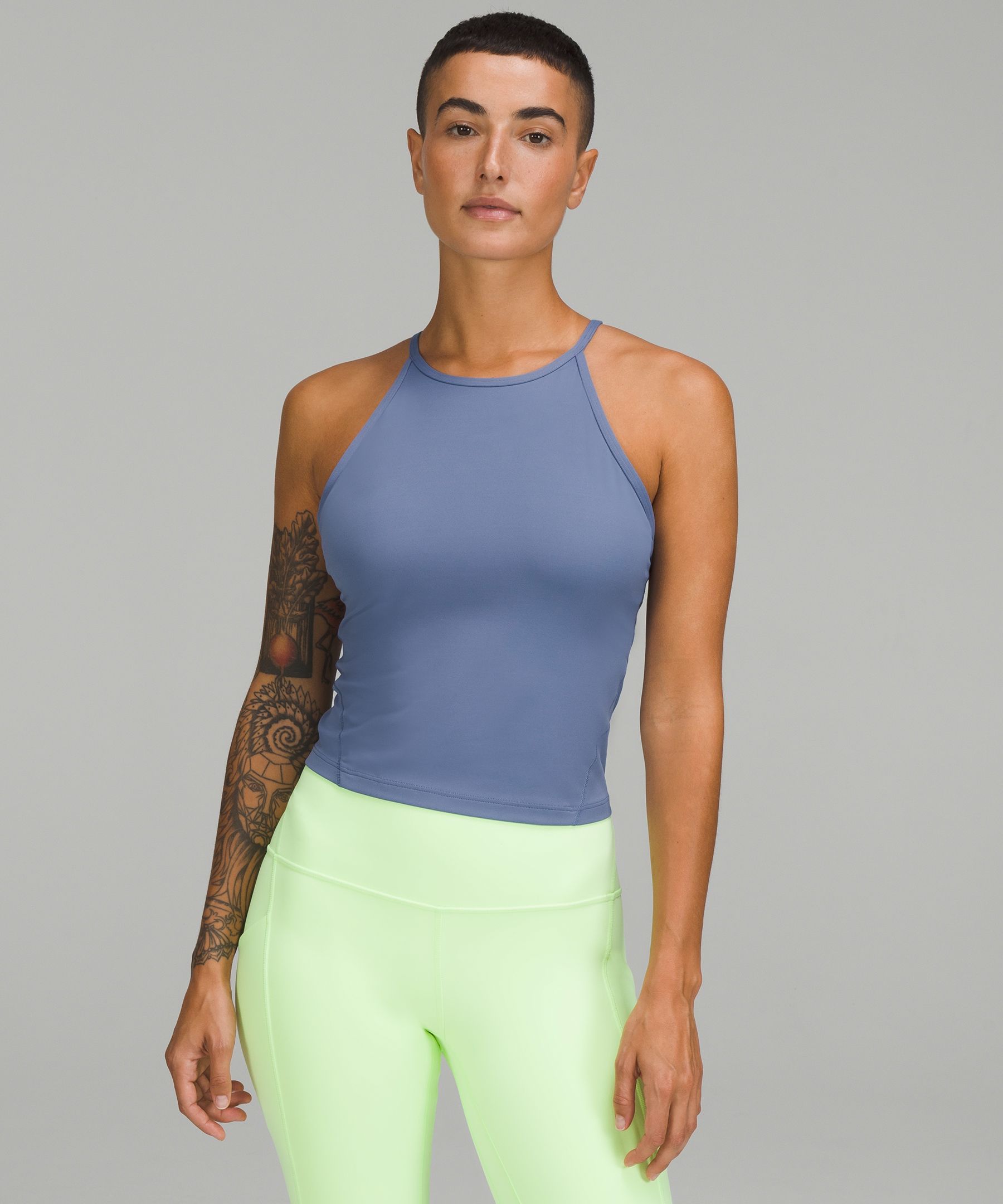 Lightweight High-Neck Yoga Tank Top, Women's Sleeveless & Tank Tops