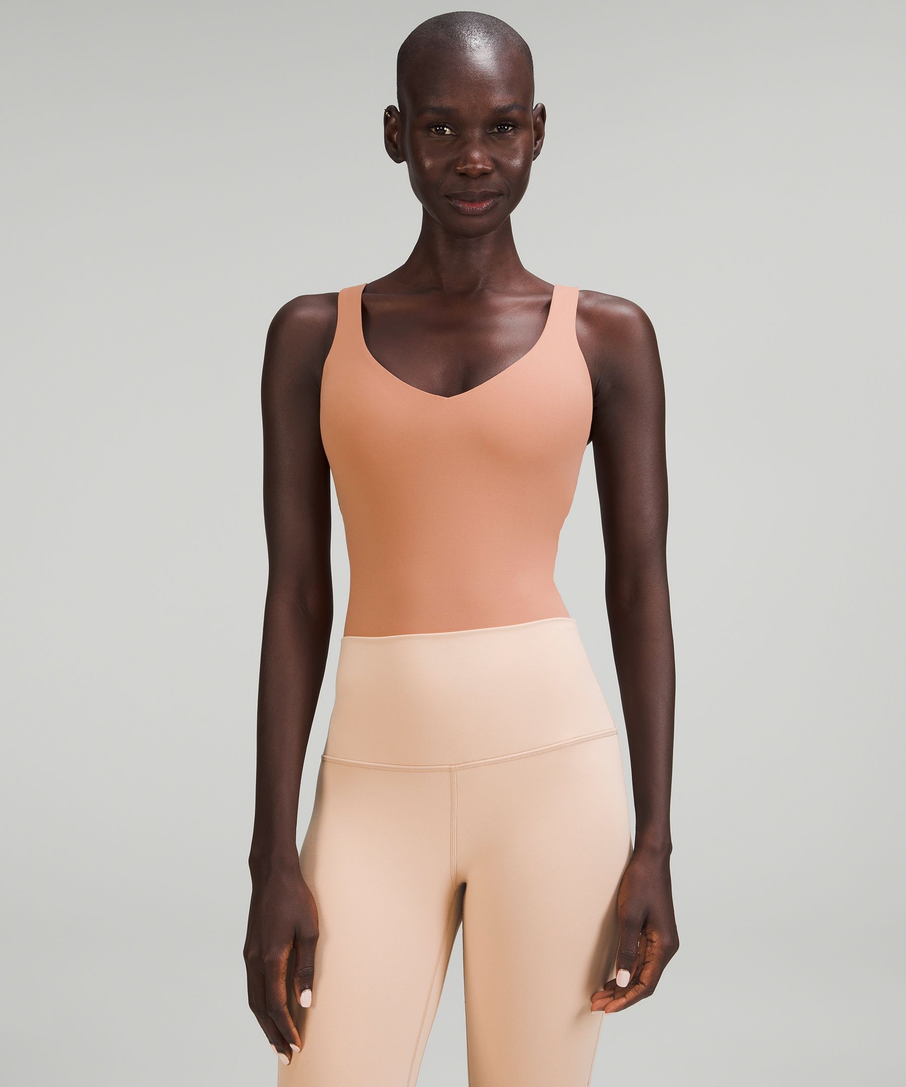lululemon snapped with this align bodysuit for the tall girls