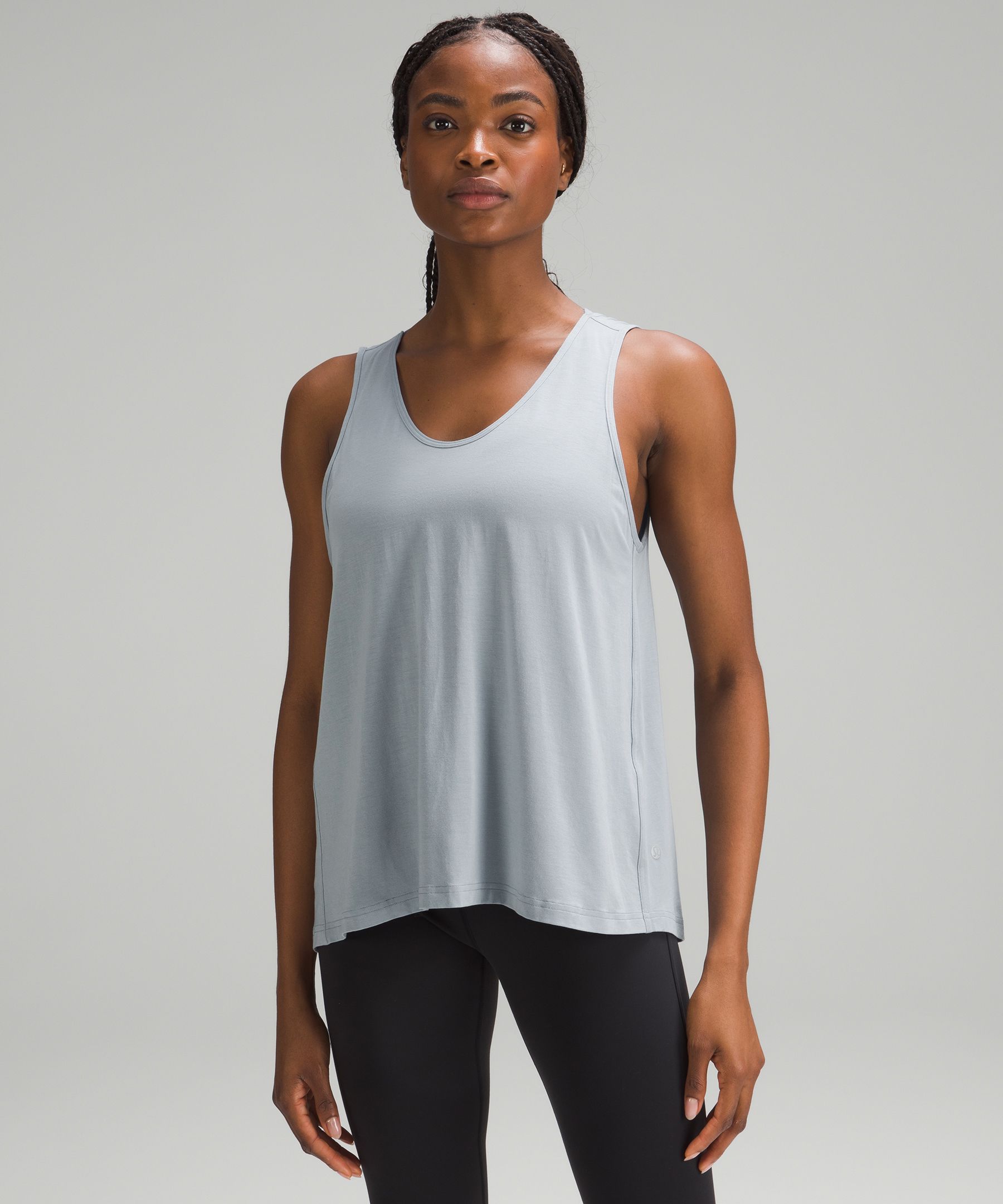 Flow Y 2-in-1 Tie-Back Yoga Tank Top