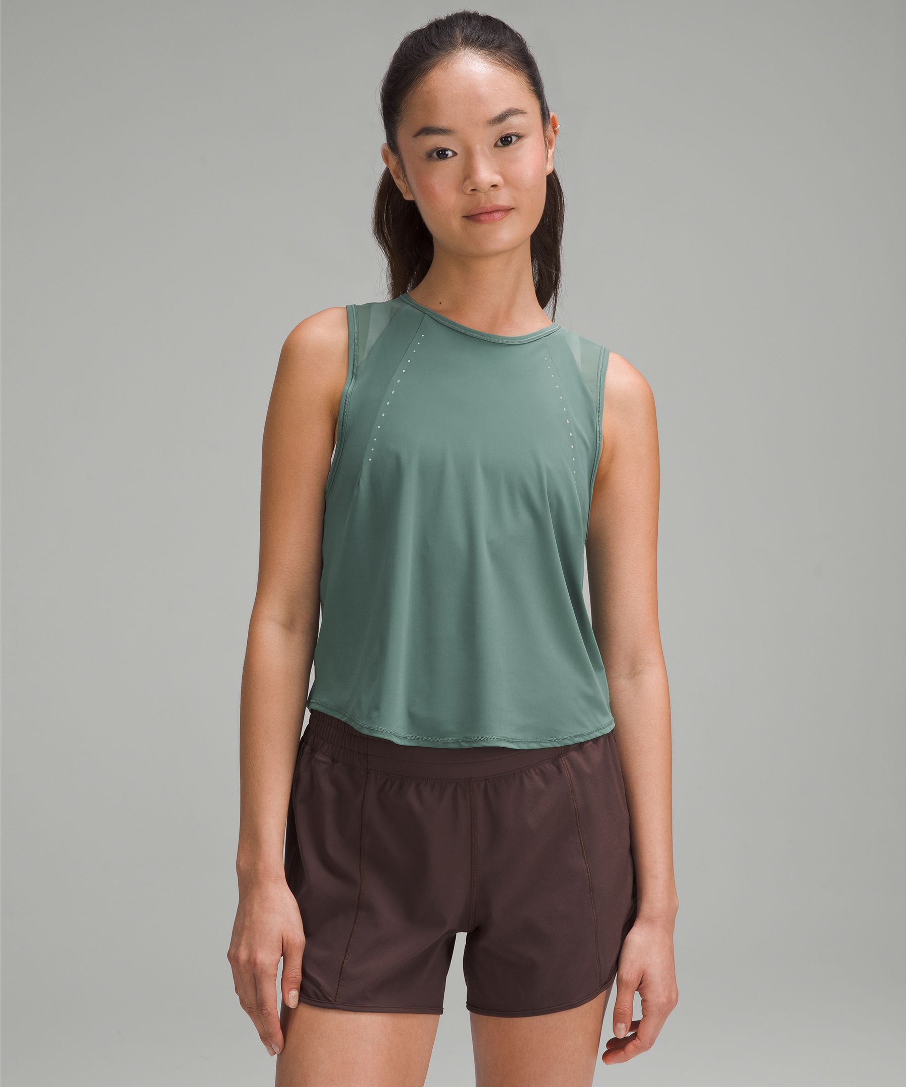 Sculpt Cropped Tank Top *Pleated
