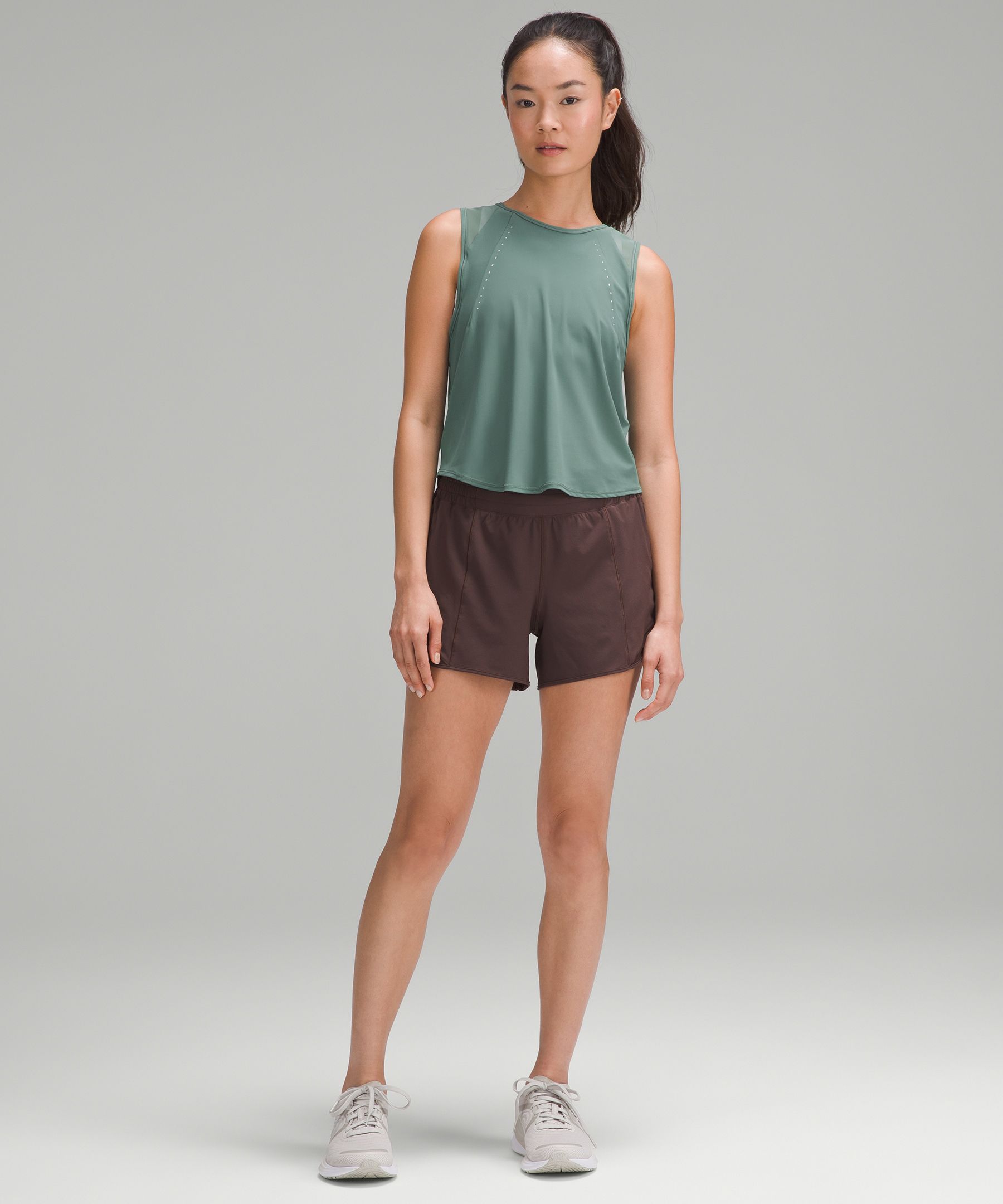 Sculpt Cropped Tank Top *Pleated