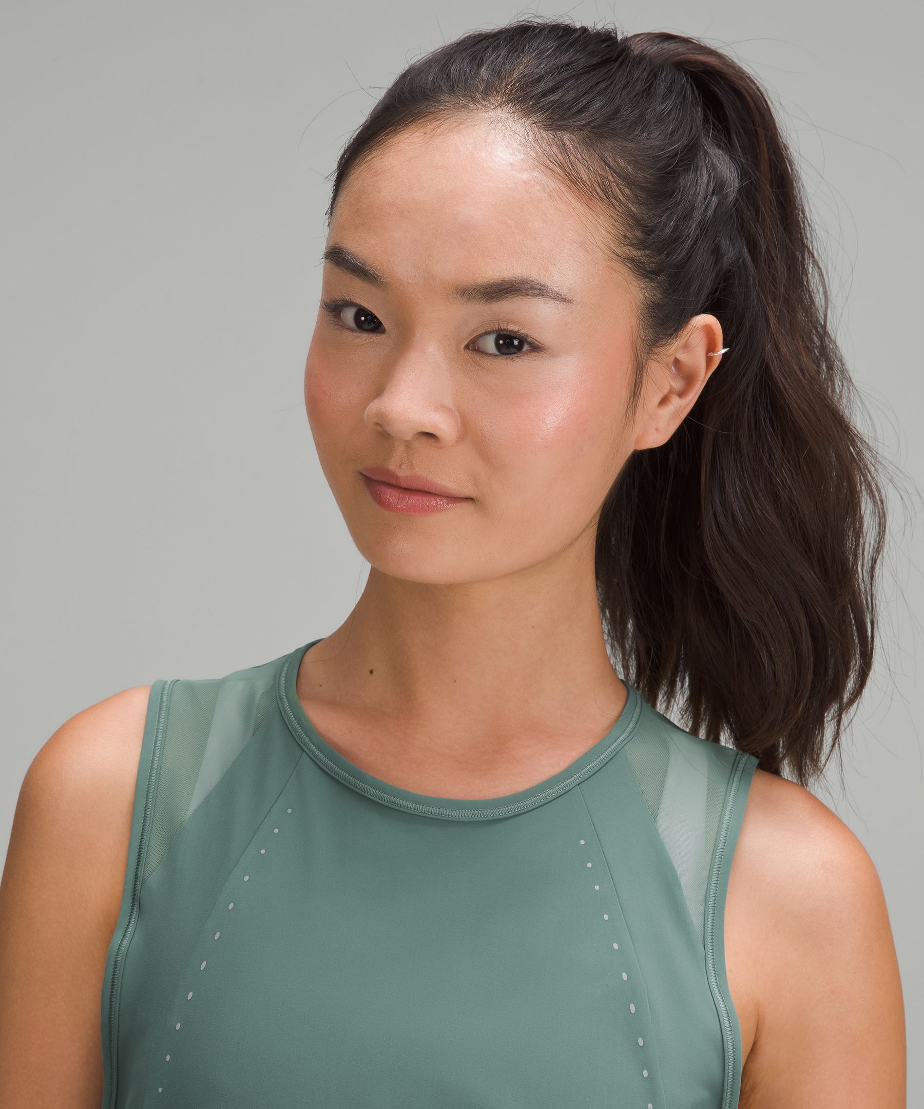 Sculpt Cropped Tank Top *Pleated