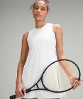Grid-Texture Sleeveless Tennis Dress *Online Only
