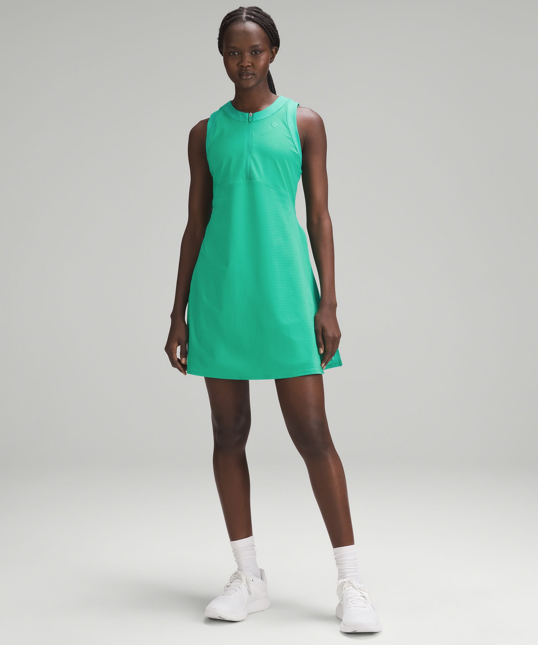 Lululemon Grid-texture Sleeveless Tennis Dress