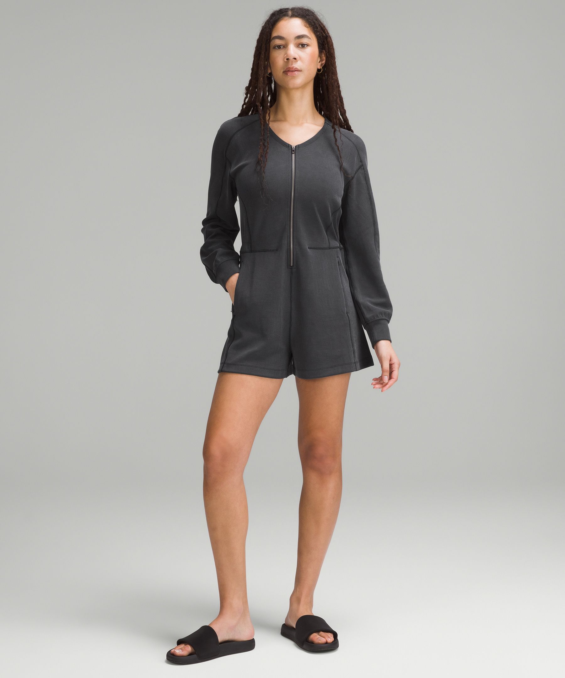 Ribbed Softstreme Long Sleeve Romper | Lululemon JP