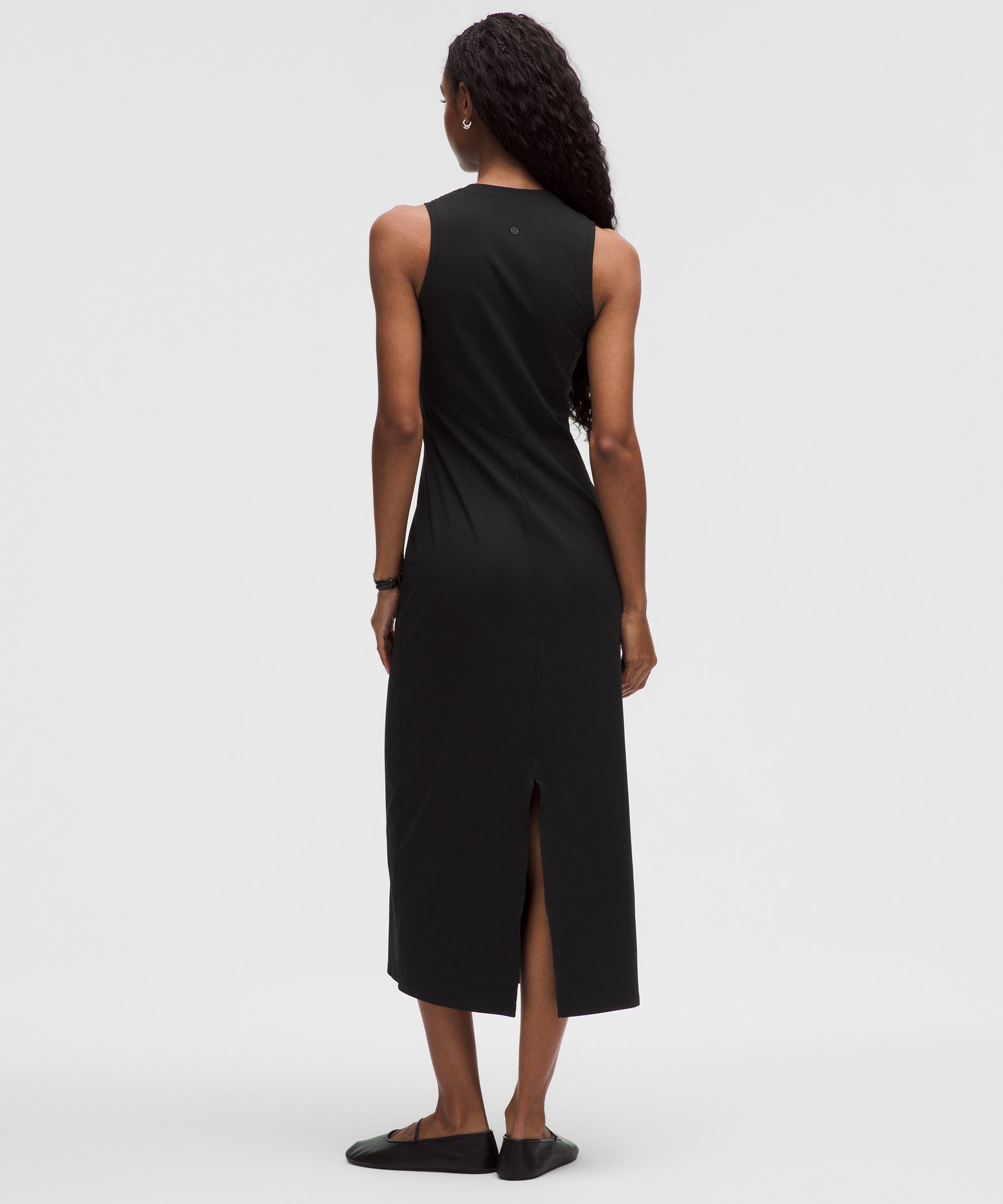 All Aligned Ribbed Midi Dress, Women's Dresses