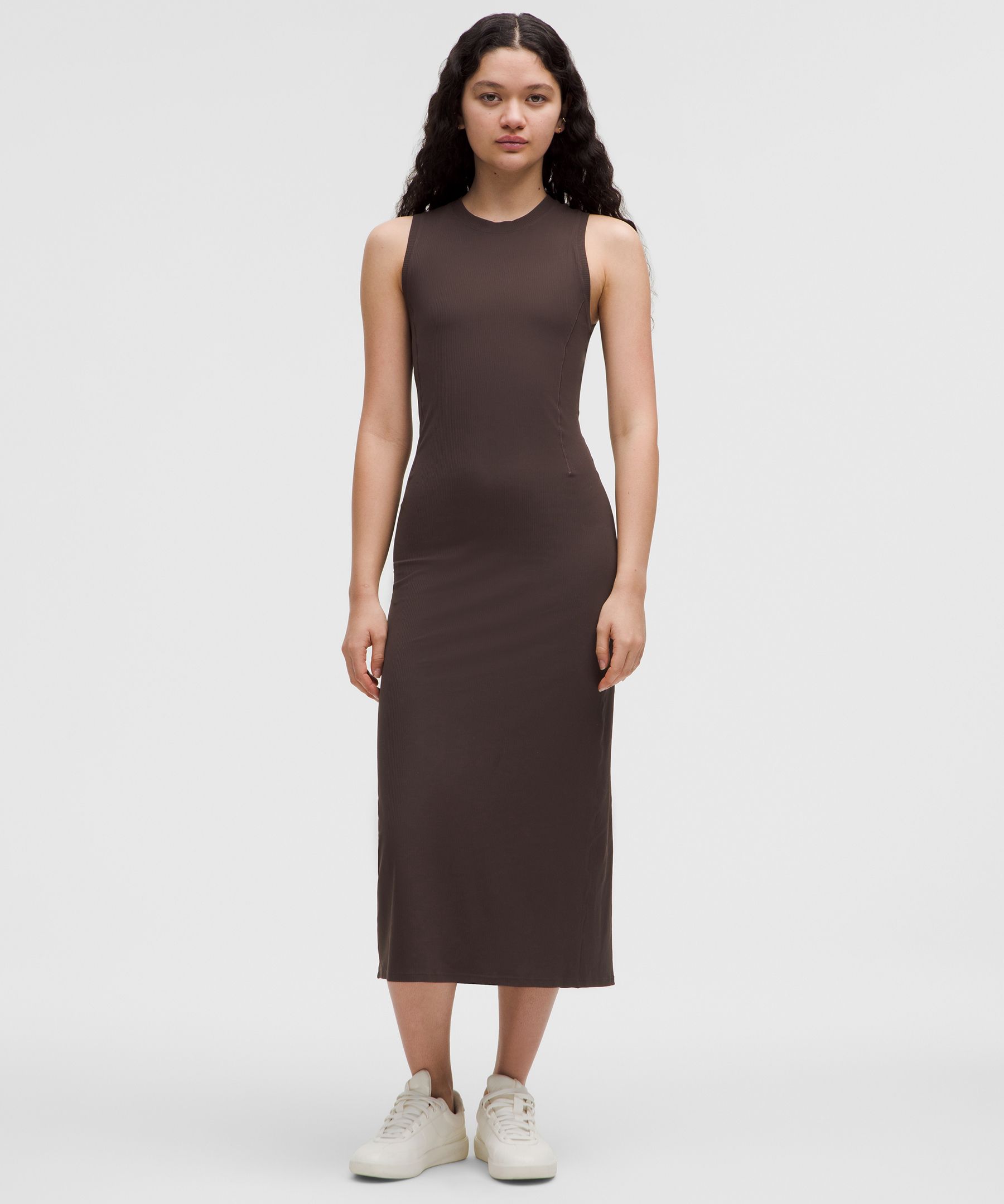 All Aligned Ribbed Midi Dress | Women's Dresses