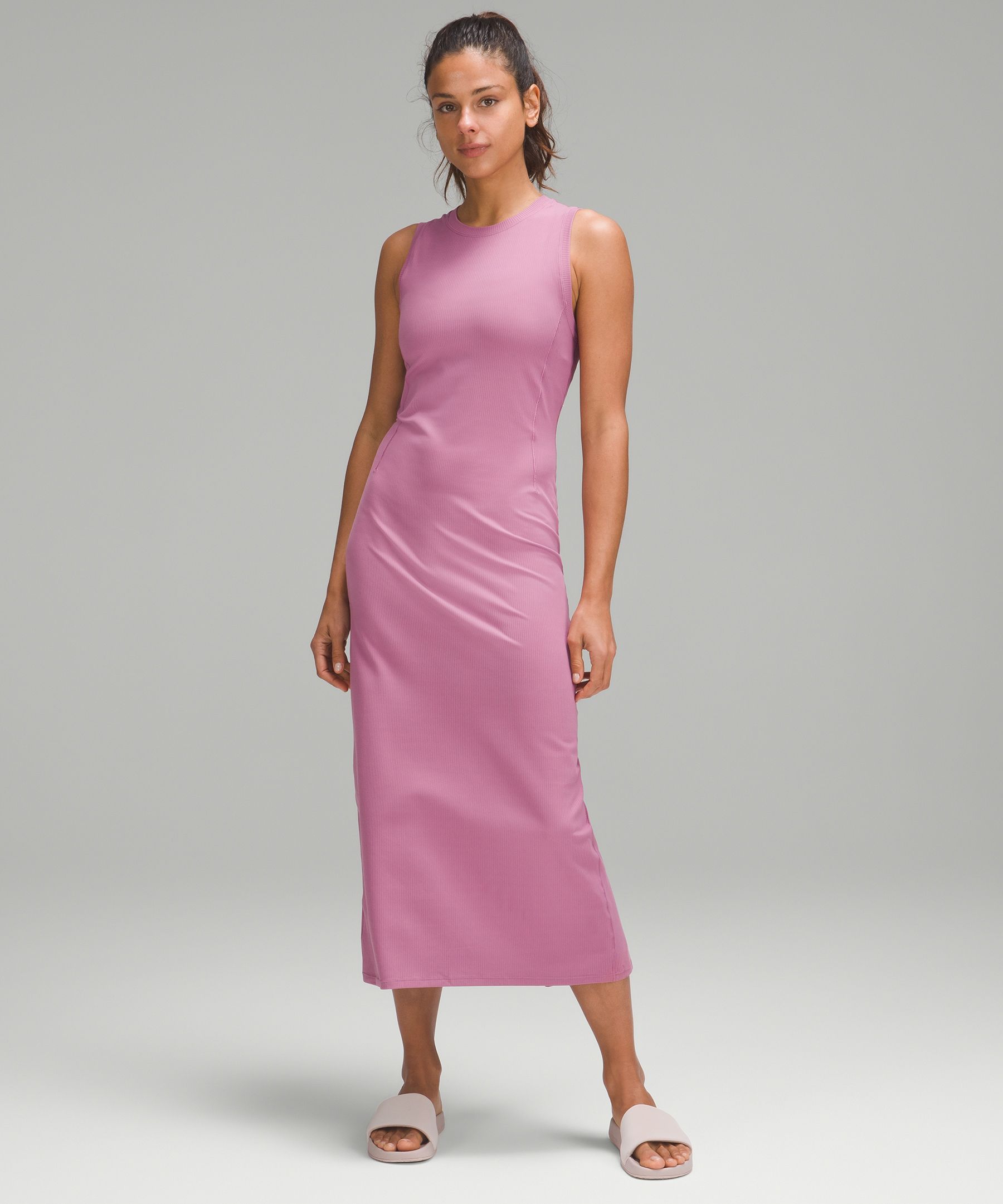 Lululemon All Aligned Ribbed Midi Dress