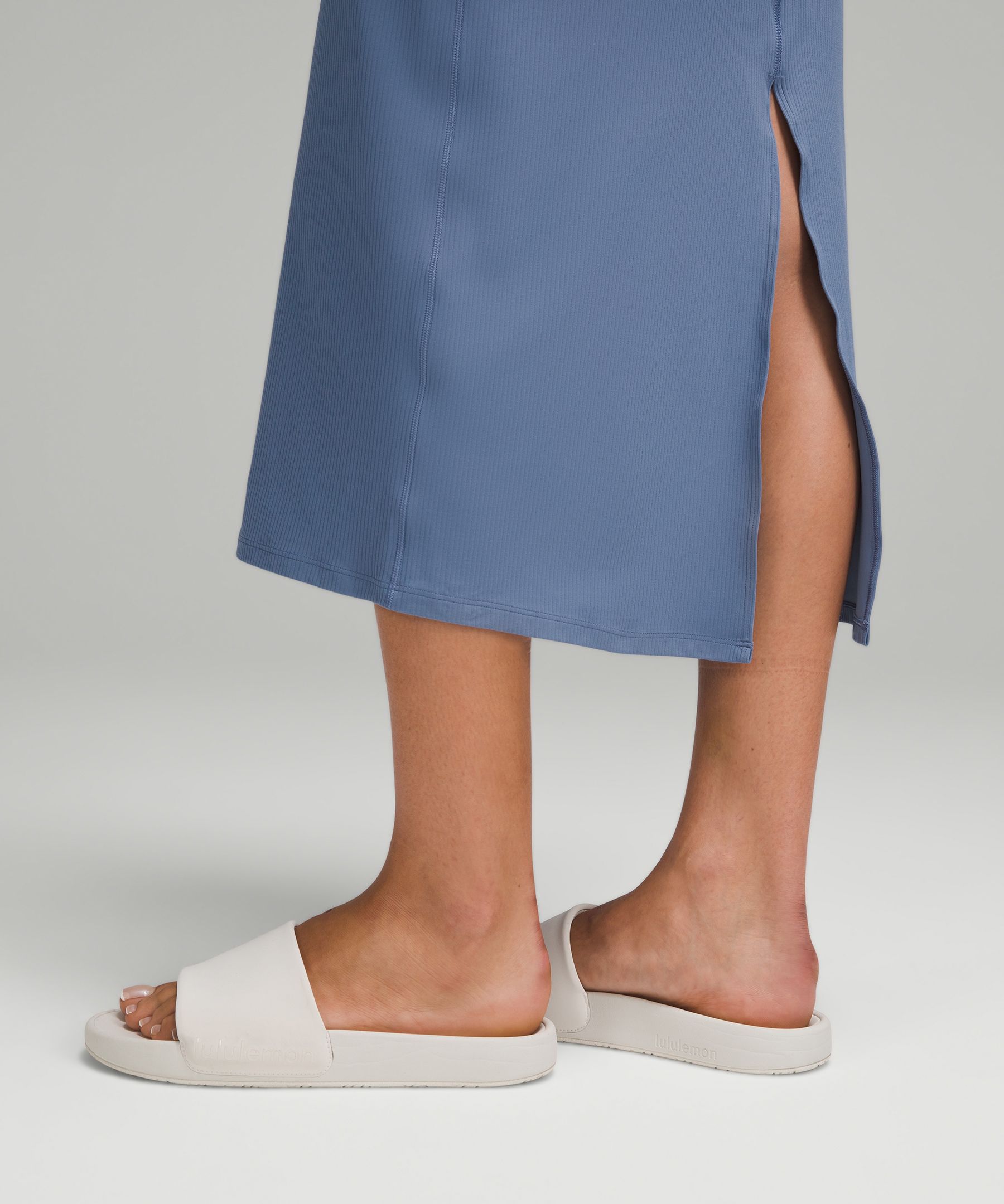 Lululemon All Aligned Ribbed Midi Dress