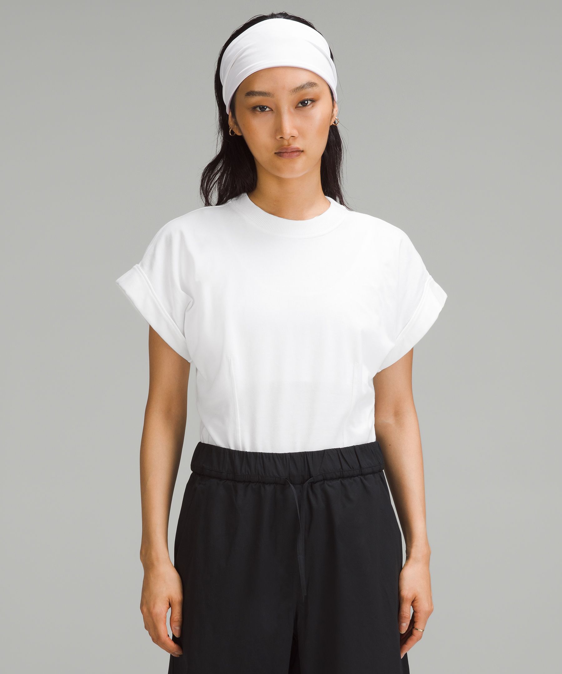 Shop Lululemon Heavyweight Cotton T-shirt Bodysuit