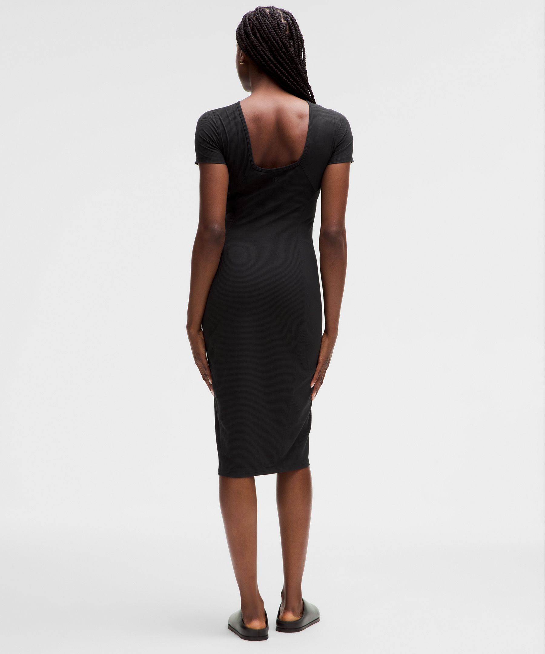 Lululemon Contour Dress *Nulu - Black - lulu fanatics