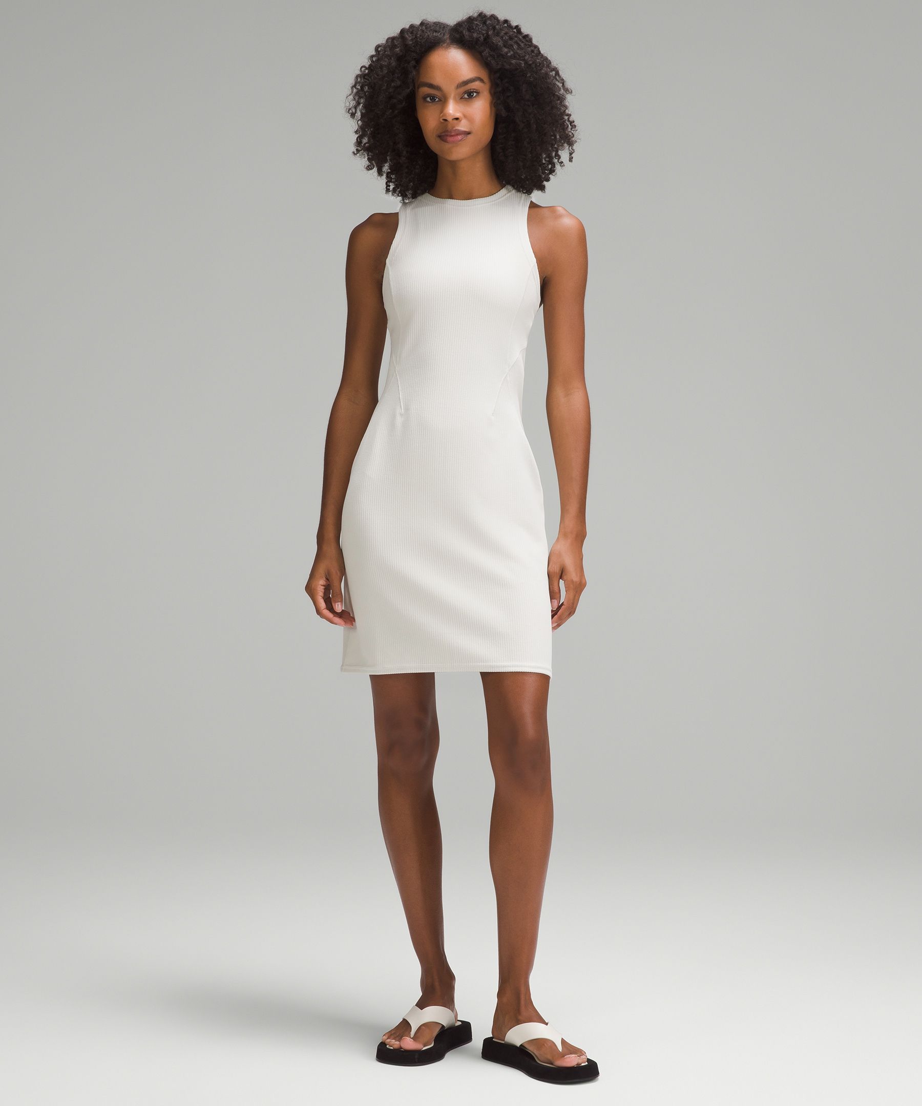 Lululemon Ribbed Softstreme Slim-fit Tank Dress