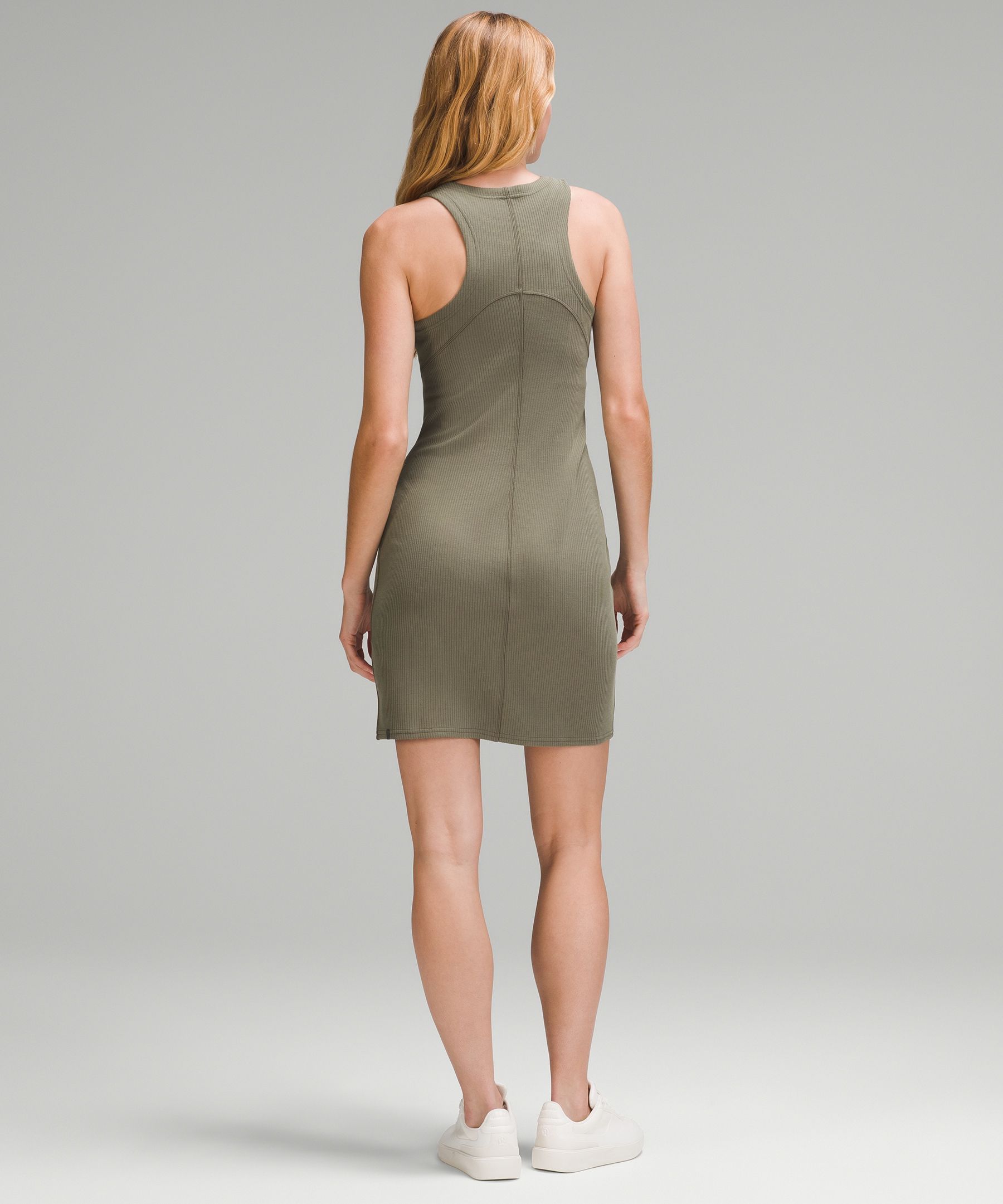 Lululemon Ribbed Softstreme Slim-Fit Tank Dress