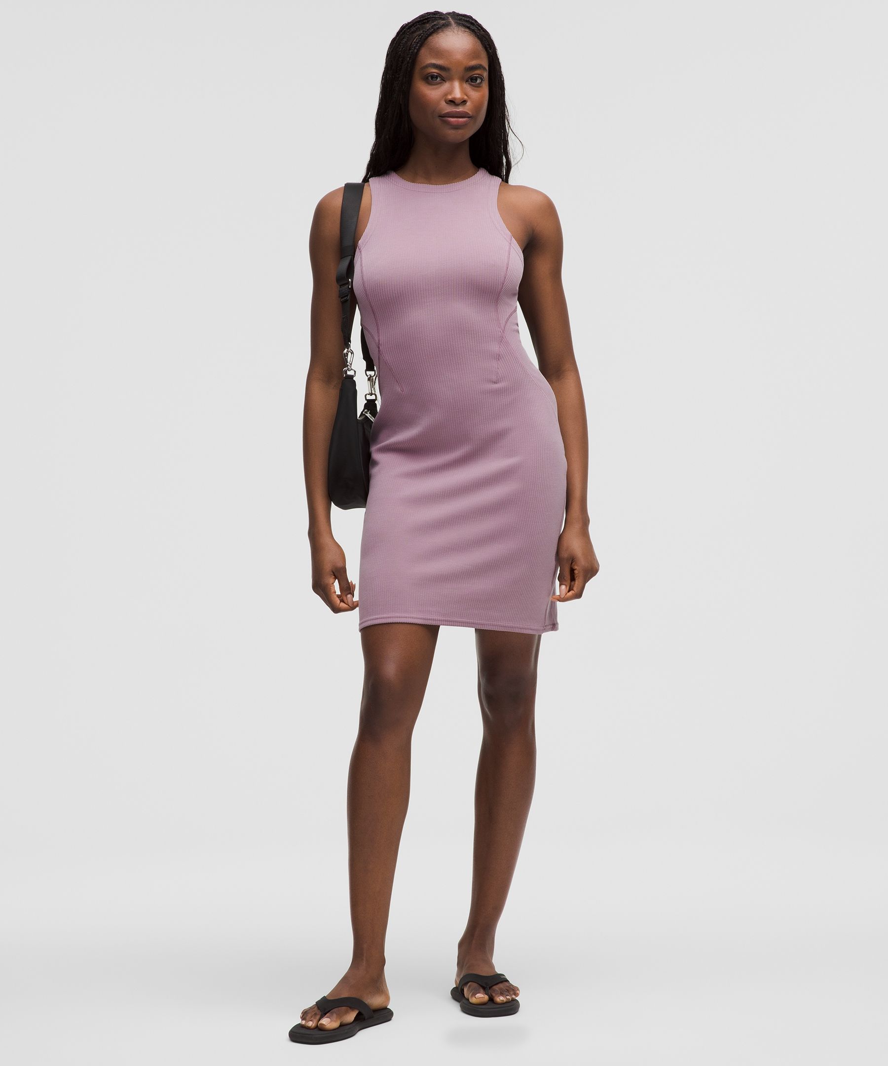 Ribbed Softstreme Slim-Fit Tank Dress