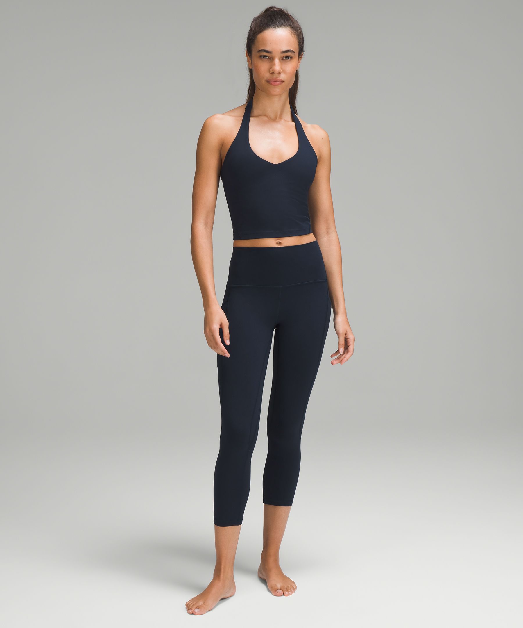 Lululemon Double-Strap Yoga Tank Top - True Navy - lulu fanatics