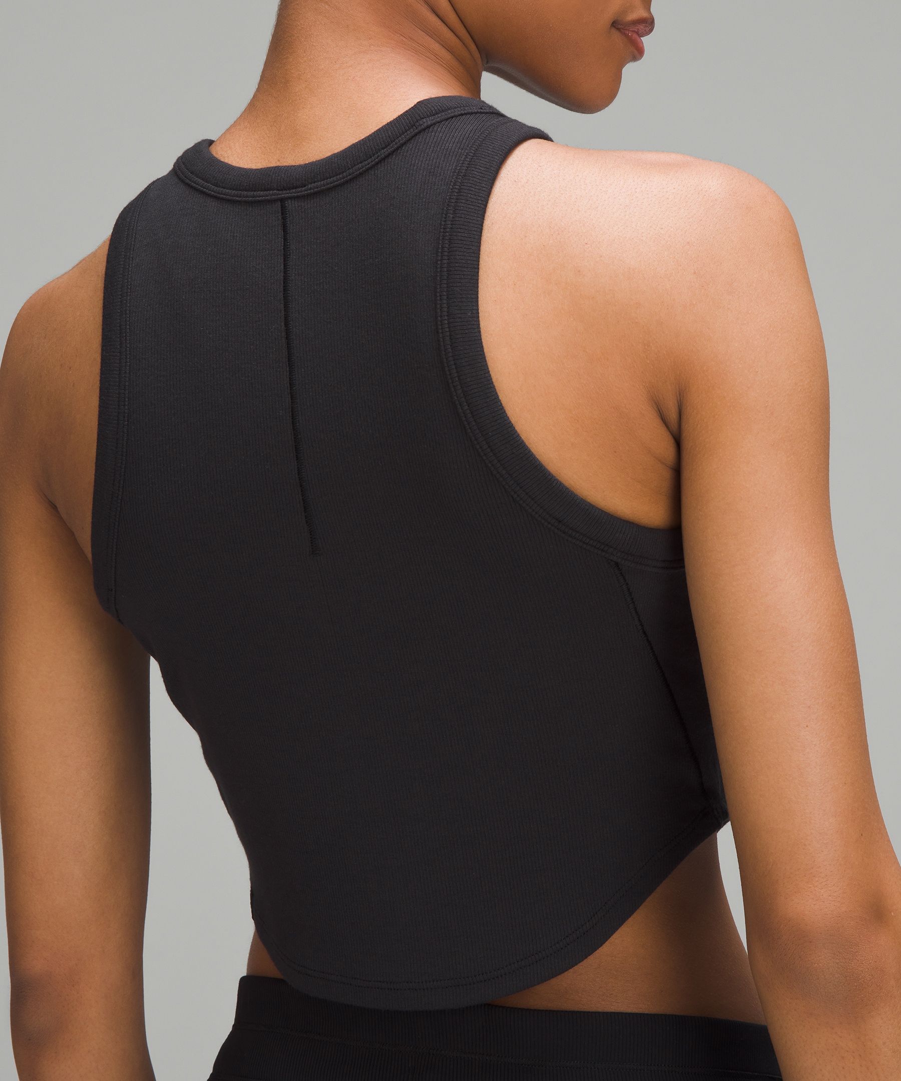 Lululemon Hold Tight Cropped Tank Top - Palm Court - lulu fanatics