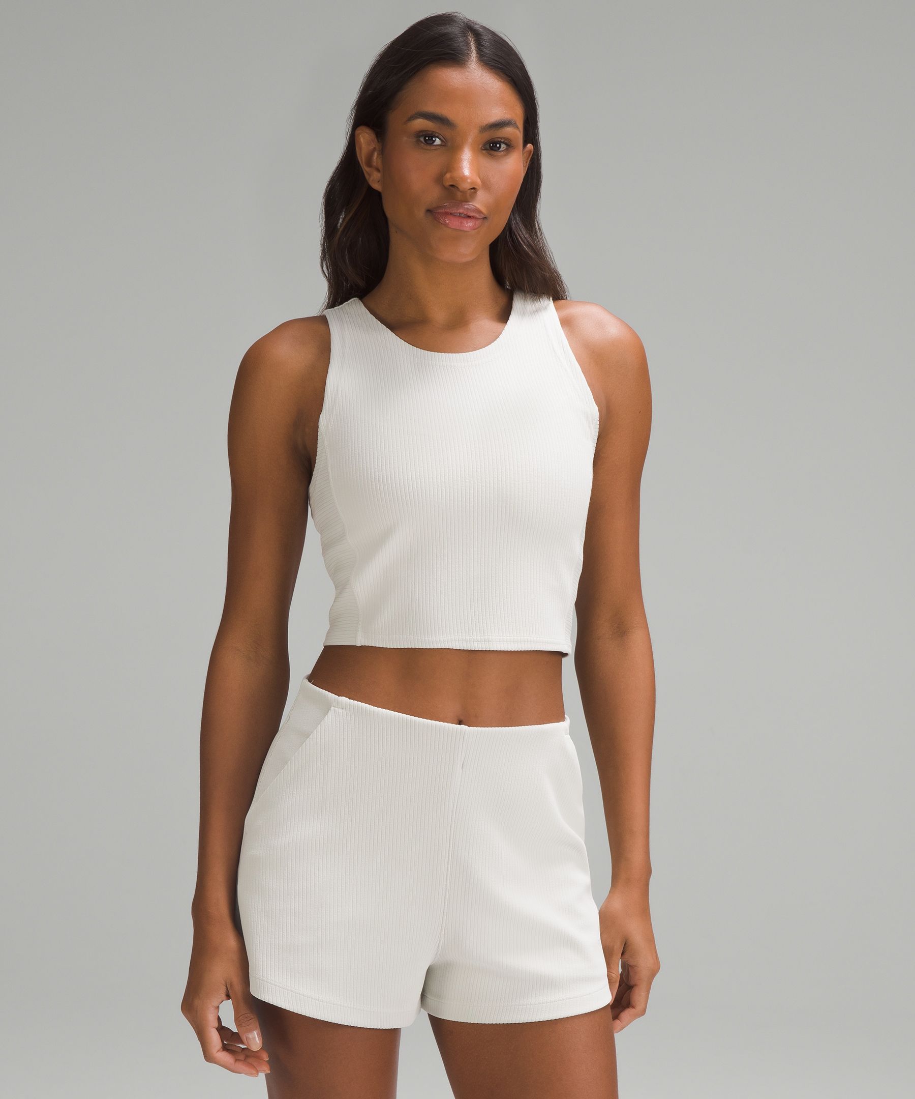 Lululemon Ribbed Softstreme Cropped Tank Top