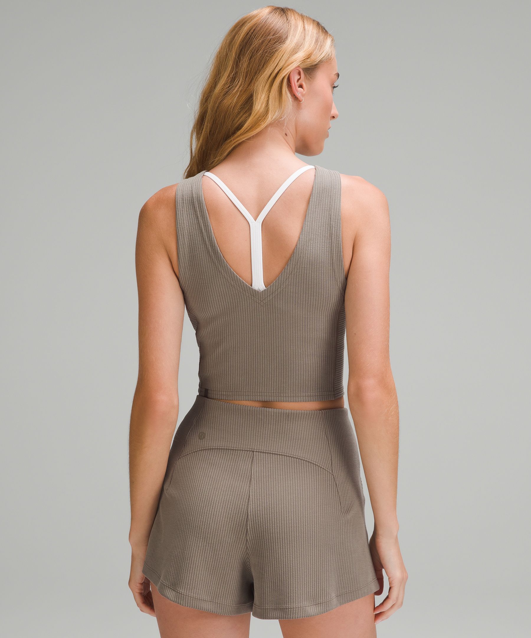 Lululemon + Ribbed Softstreme Cropped Tank Top