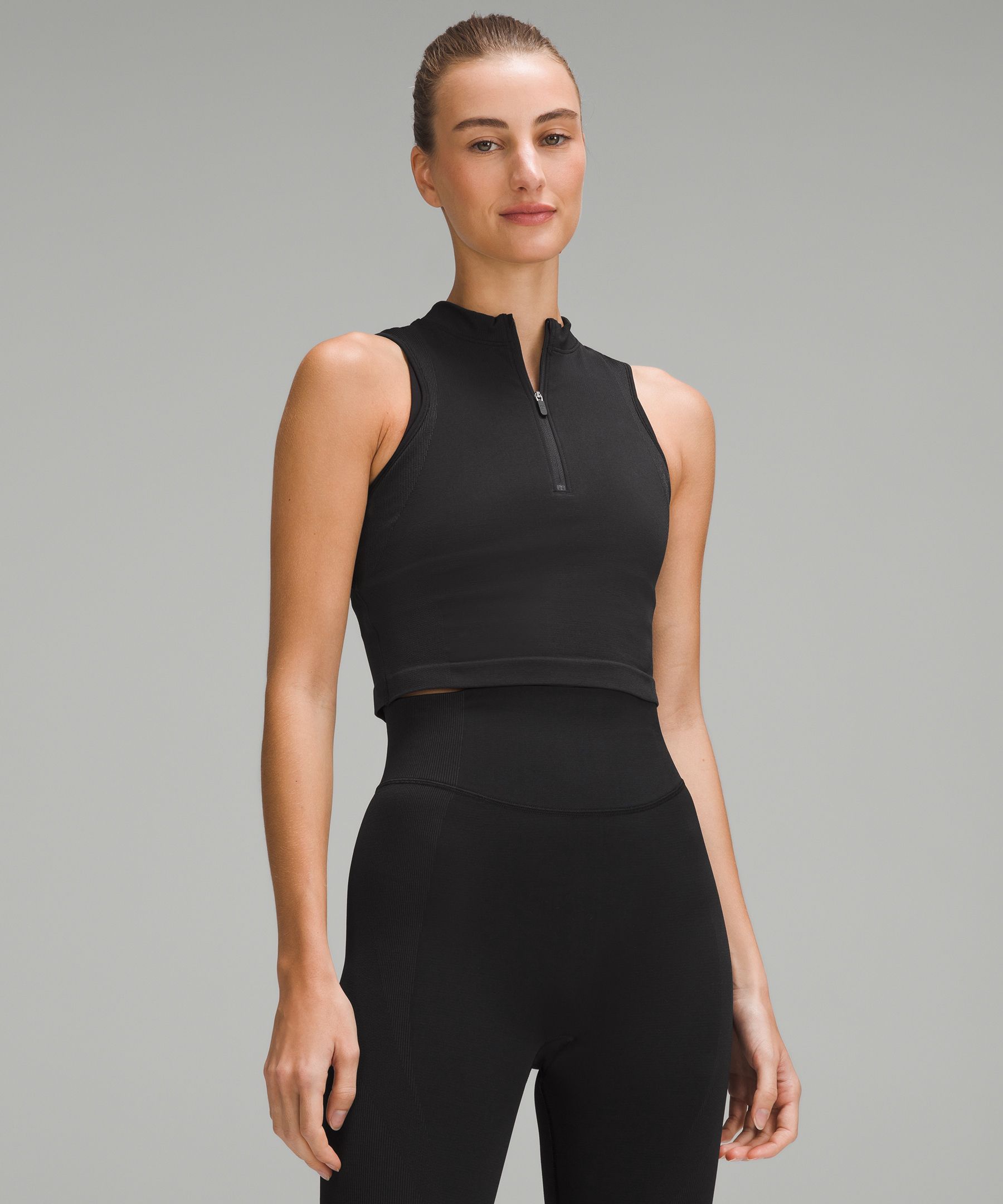  Train Seamless Tank-BLK - women's tank top - UNDER