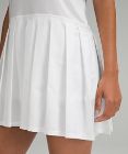 Pleated Short-Sleeve Dress