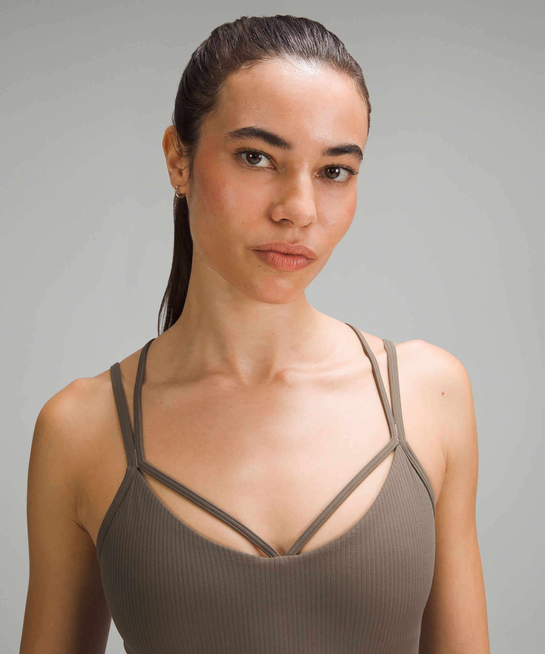Shop Lululemon Align™ Strappy Ribbed Tank Top Light Support, A/b Cup