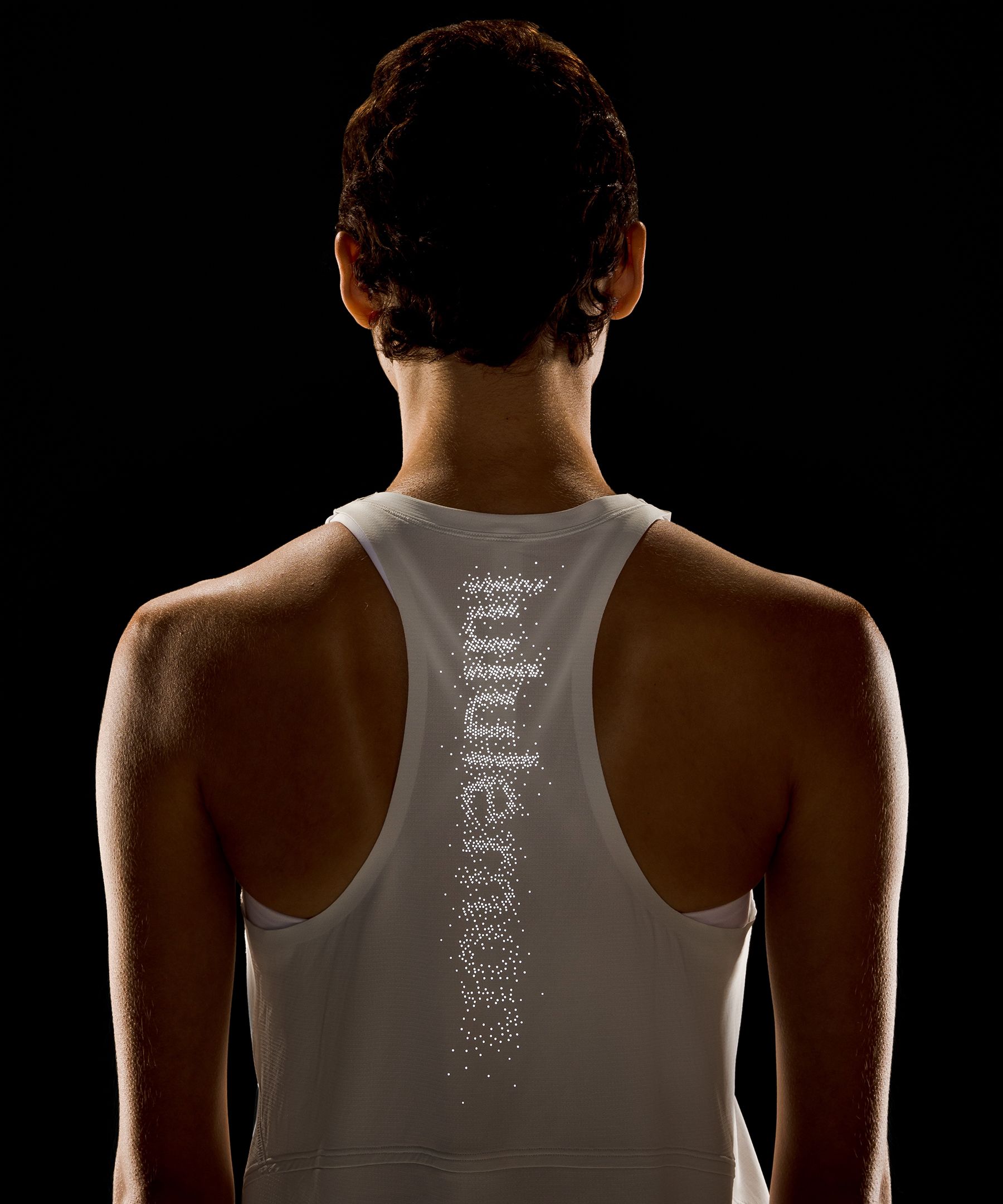 lululemon athletica Ultralight Reflective Running Tank Top in Black