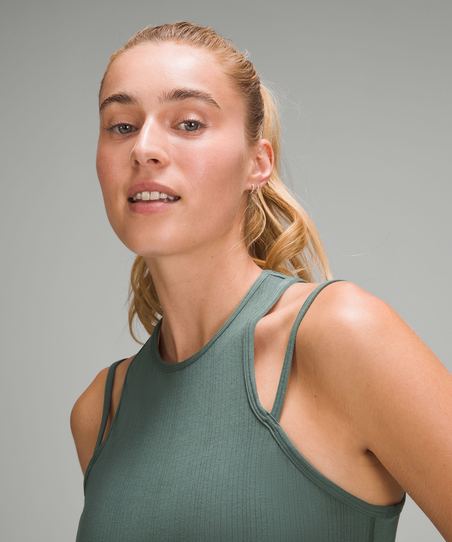 Lululemon athletica Shoulder Cut-Out Yoga Tank Top, Women's Sleeveless &  Tops