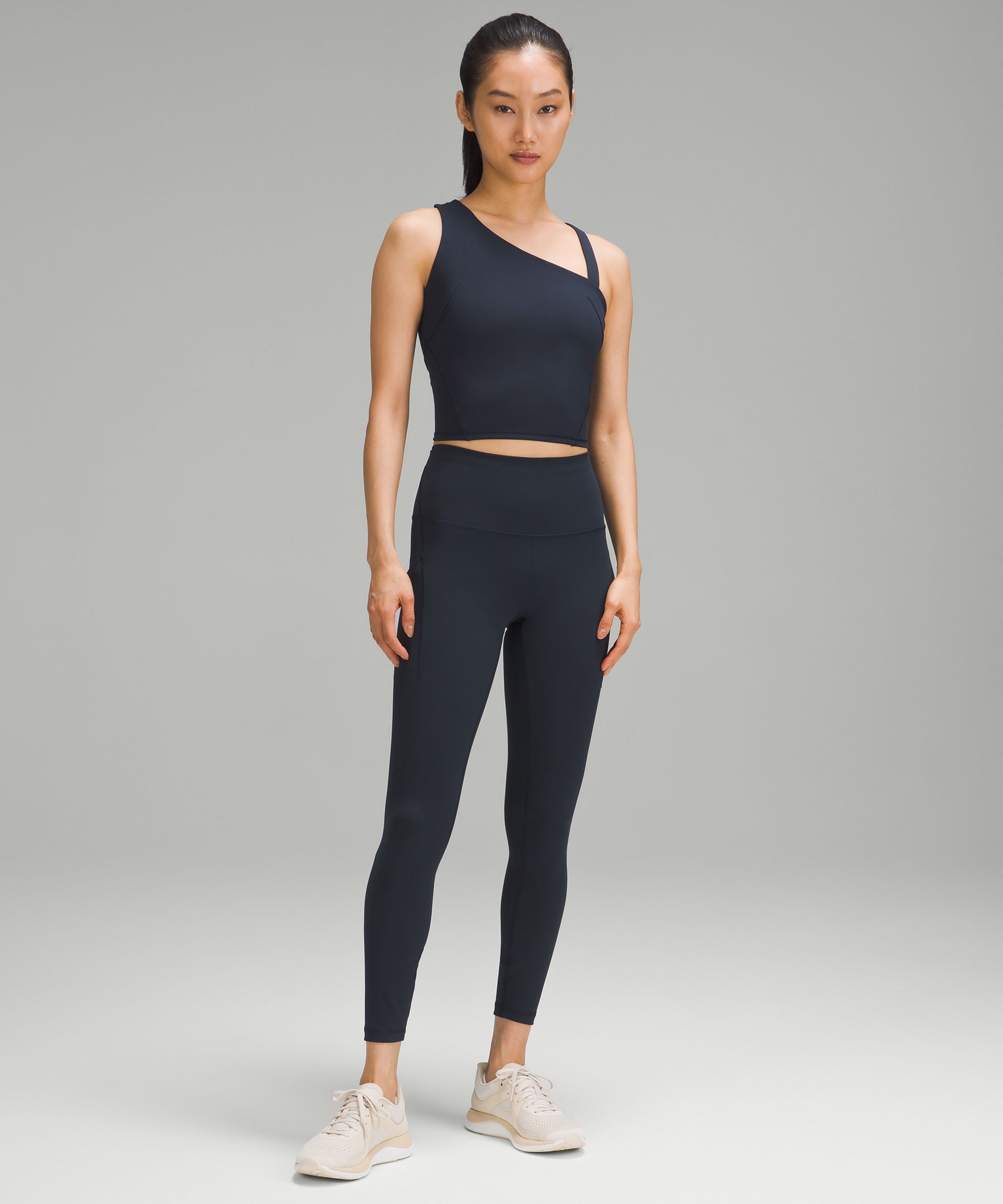 Shop Lululemon Everlux Asymmetrical Tennis Tank Top