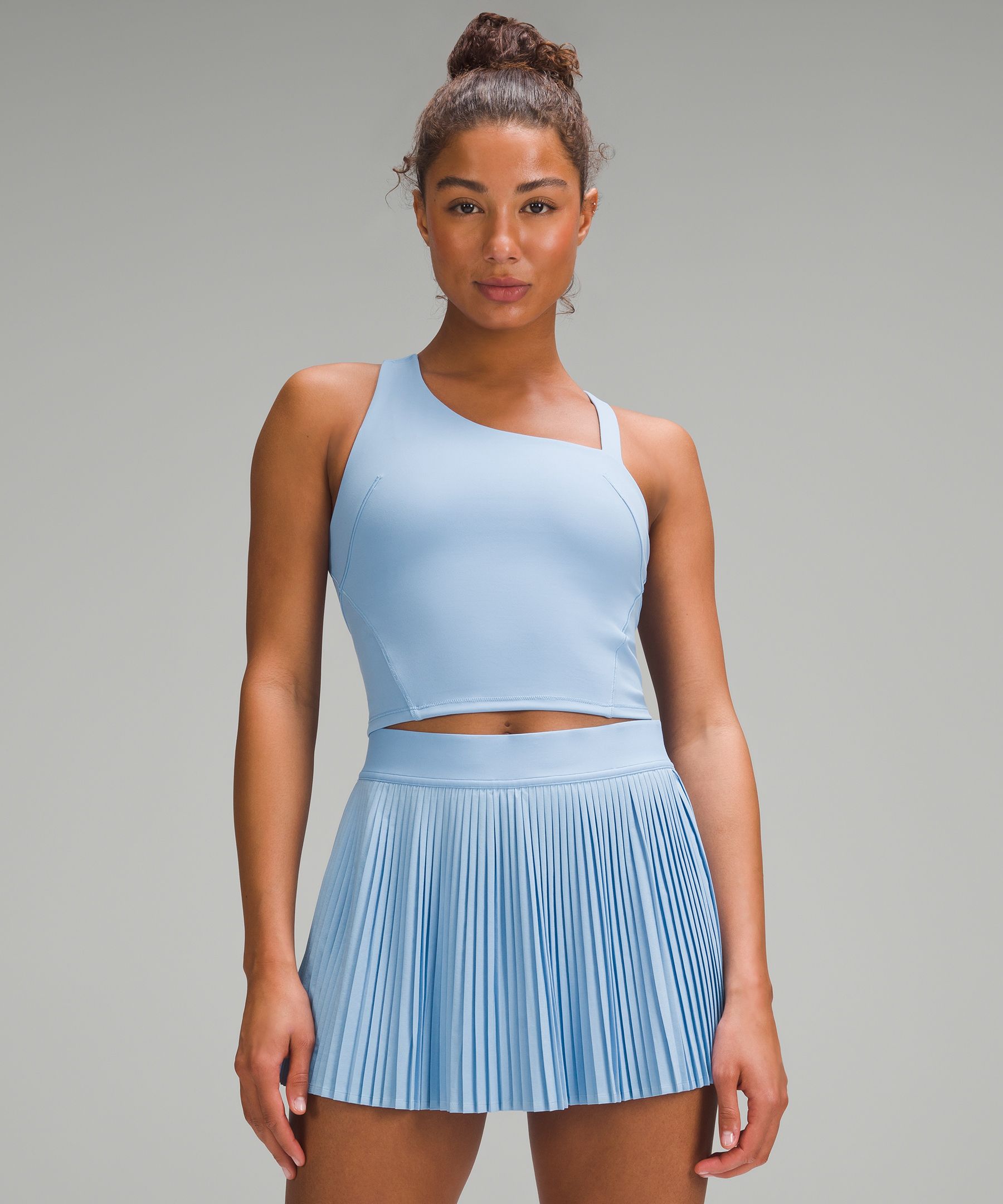 Shop Lululemon Everlux Asymmetrical Tennis Tank Top