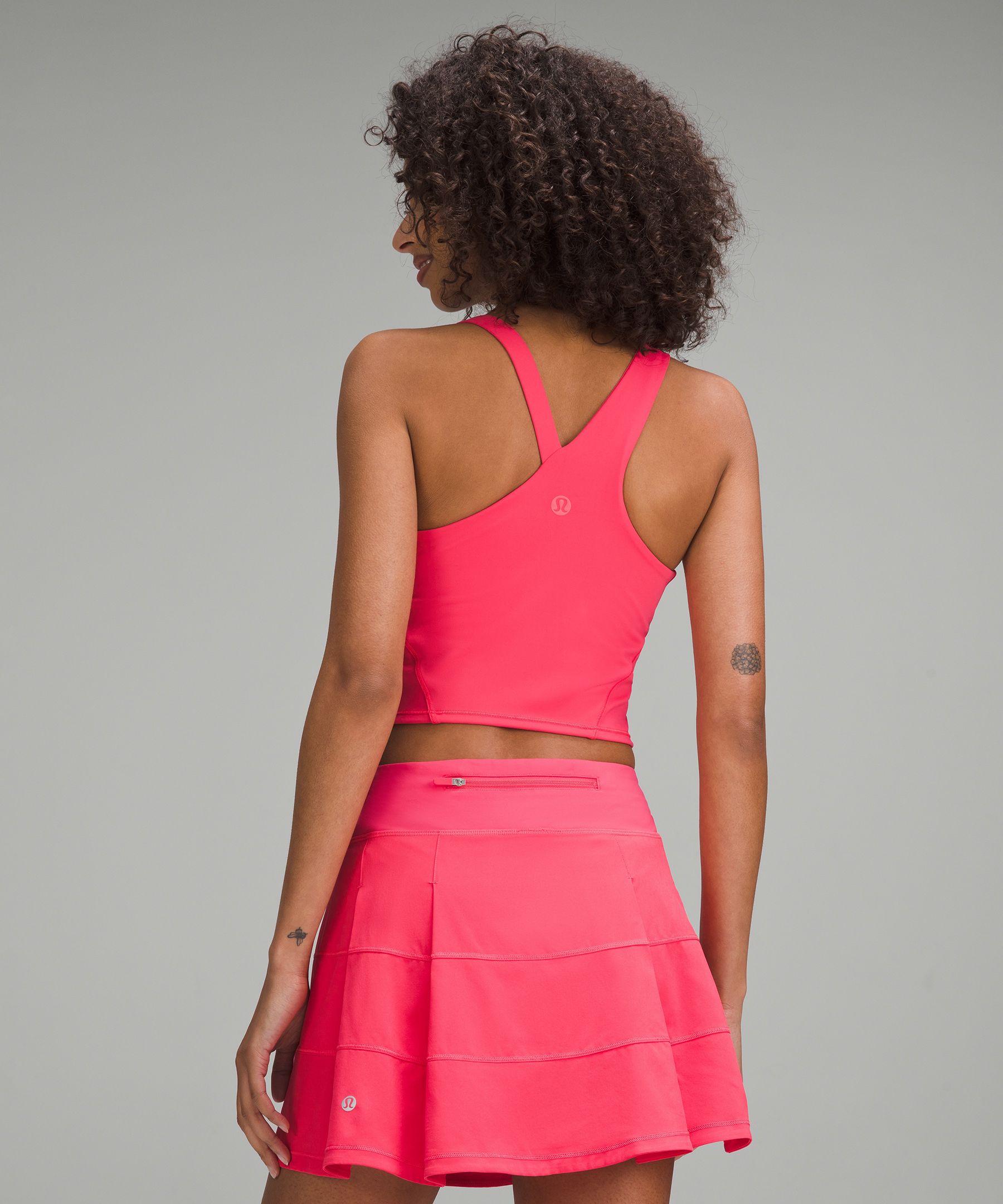 Shop Lululemon Everlux Asymmetrical Tennis Tank Top